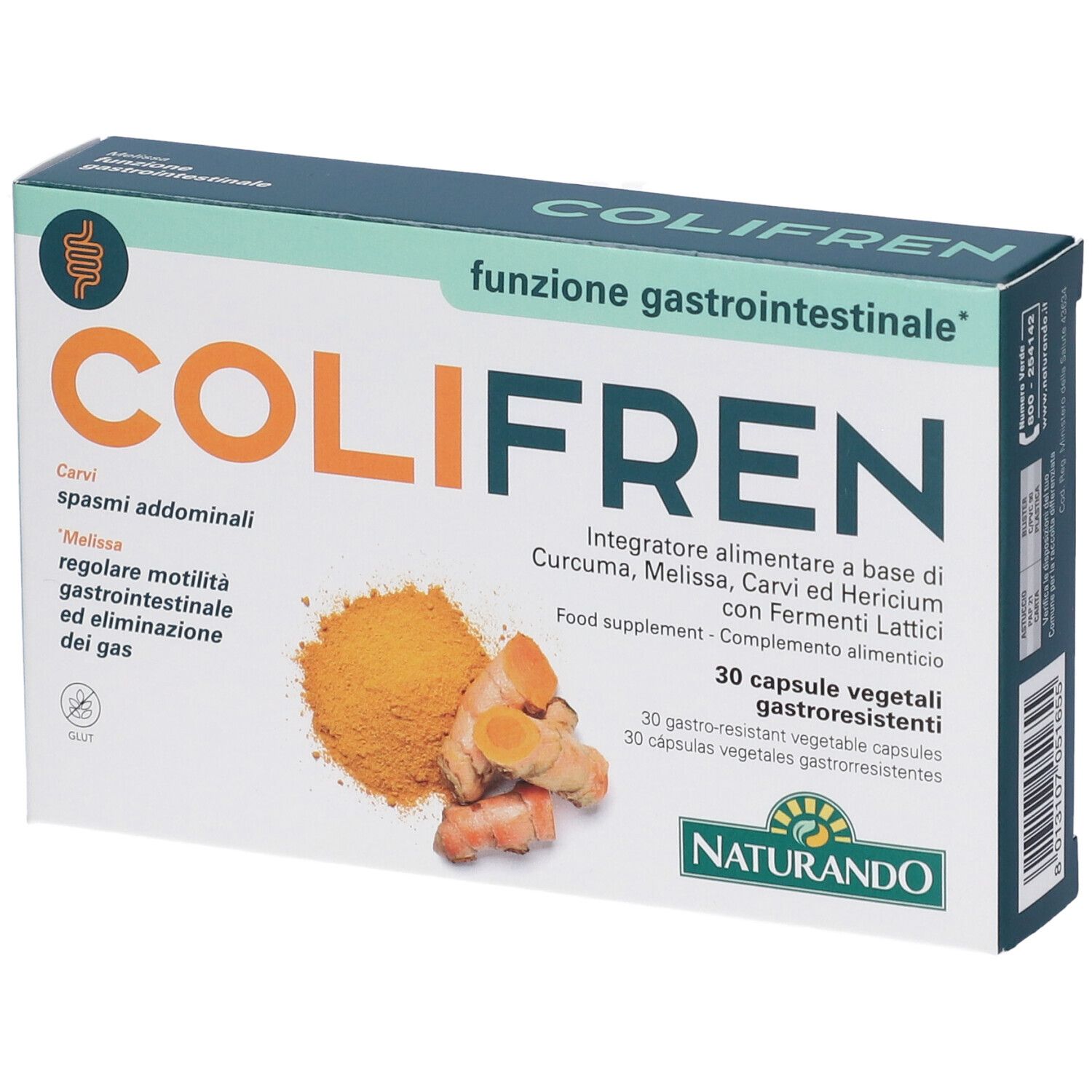 Colifren 30 Capsule Vegetali Gastroresistenti