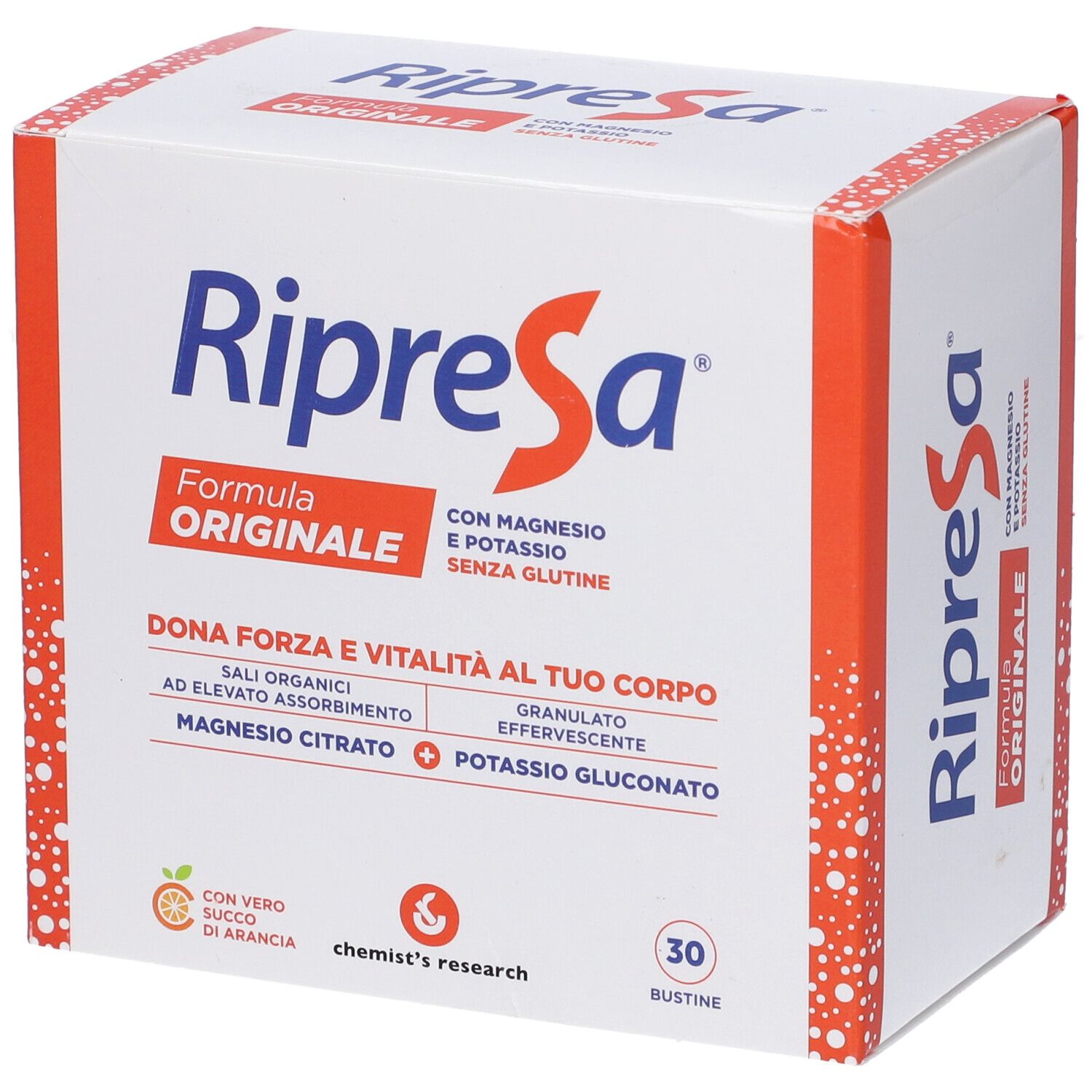 Ripresa Bustine Integratore Alimentare