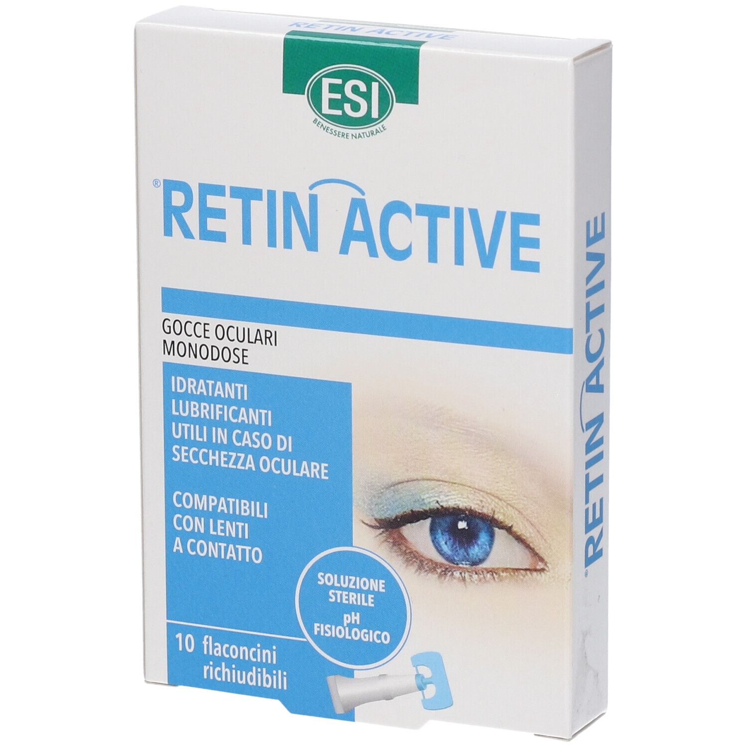 Esi Retin Active Mirtillo Gocce Oculari 10 Flaconcini Monodose Da 0,5