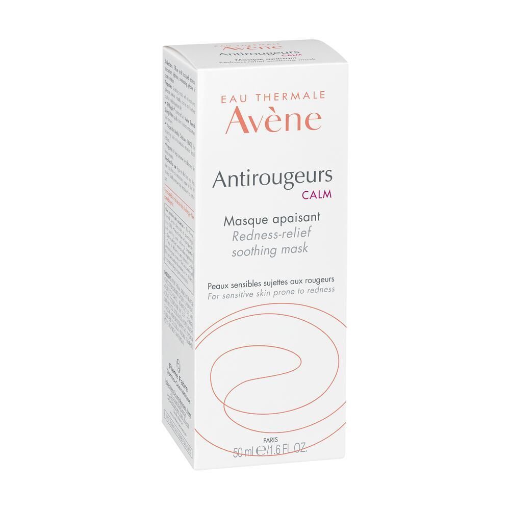 Emballage blanc avec nom du produit et logo. Contient 50 ml. Texte en français et anglais.