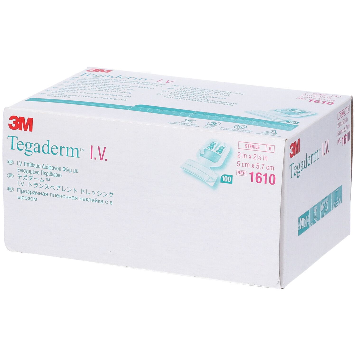 Medicazione Tegaderm Iv Trasparente Per Cateteri Intravascolari 5 cm x 5,7 cm