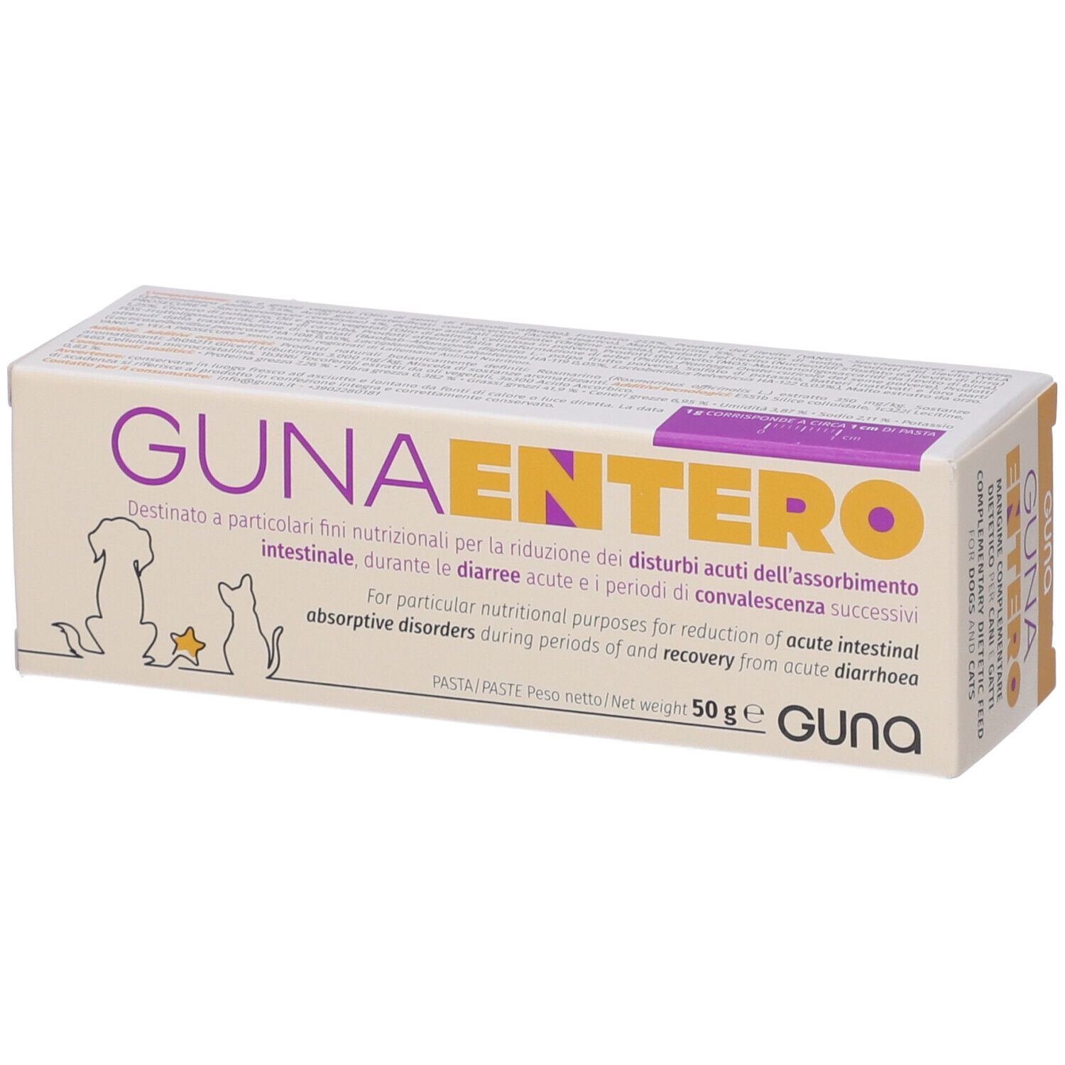 Gunaentero Pasta Complementare per Cani e Gatti
