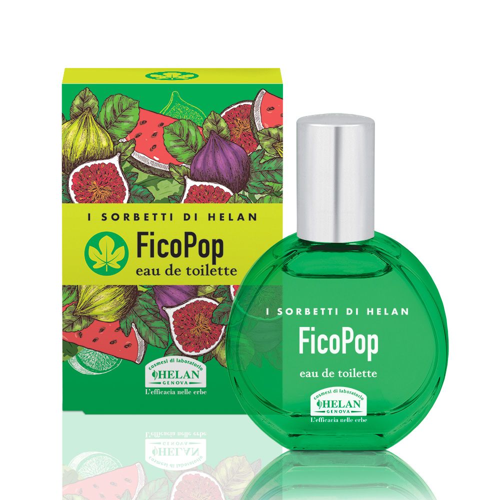 Helan I Sorbetti Ficopop - Profumo Donna E Uomo Fresco Fruttato Con Acqua Di Anguria E Polpa Di Fico, Gelsomino E Fiori Di Pesco, Eau De Parfum Con Note Di Miele E Ambra, Profumi Estivi Leggeri, 30 Ml
