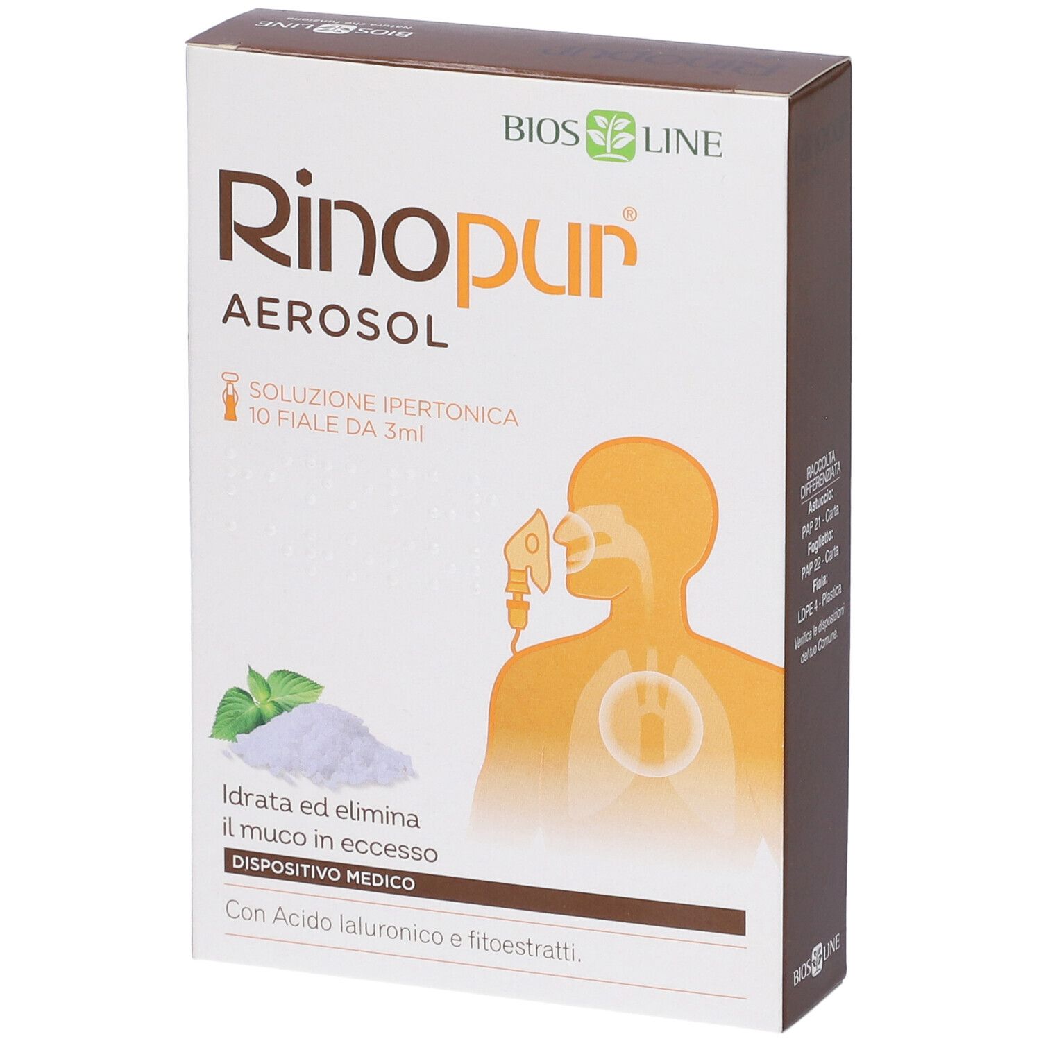 Rinopur Aerosol Monodose 10F 10x3 ml Inhalat