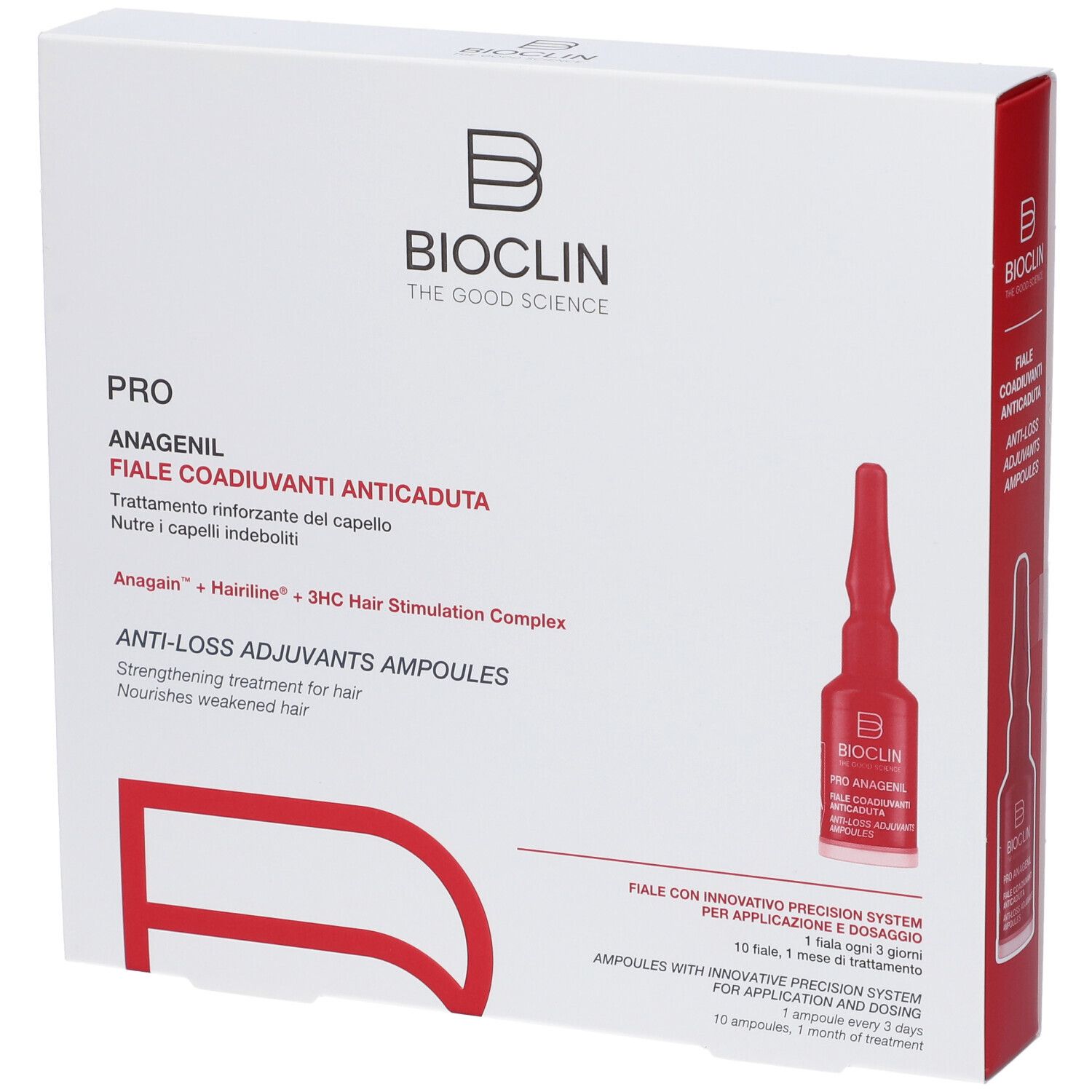 Bioclin Trattamento Anticaduta Capelli Pro Anagenil 10 Fiale