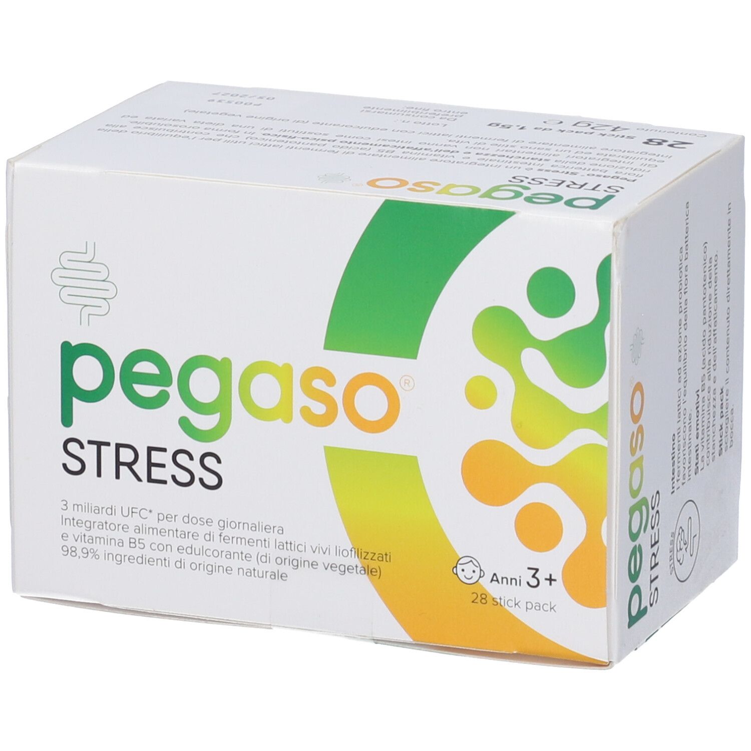 Schwabe Pharma Integratore Pegaso Stress Fermenti Lattici E B5, 28 Stick - Immagine 3