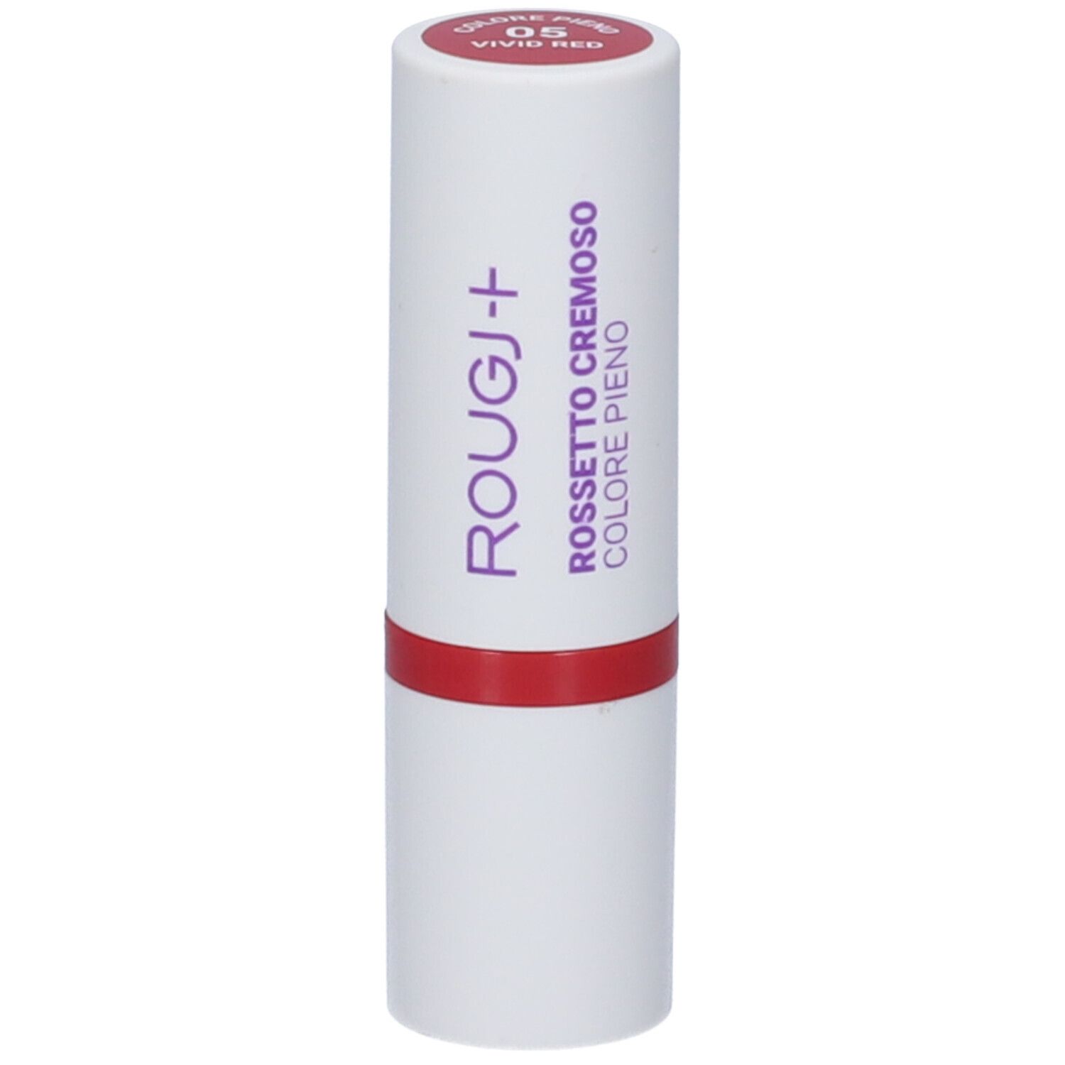 Rougj Rossetto Cremoso Colore Pieno 05 - Vivid Red