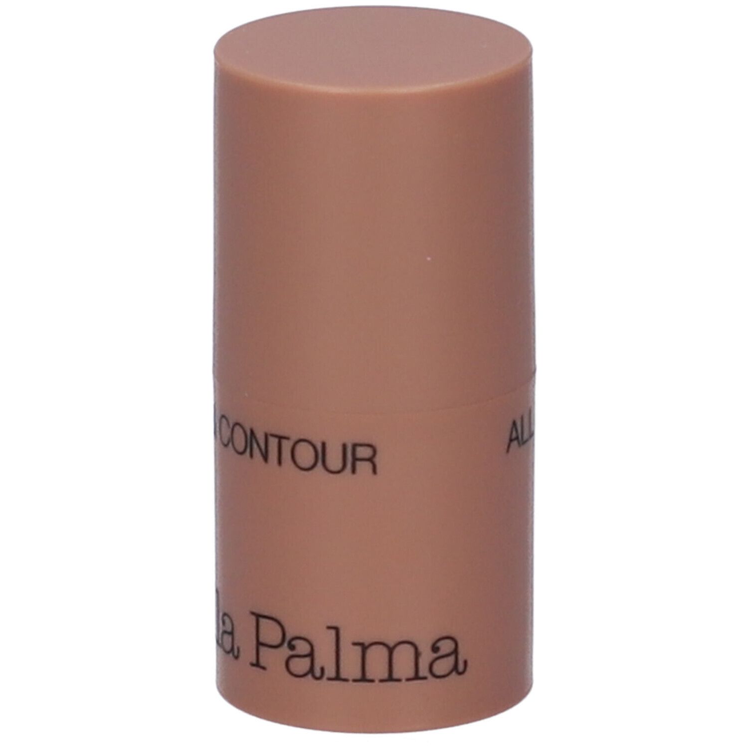Stick Bronzer & Contour. Forma cilindrica, colore marrone. Testo: Diego dalla Palma.