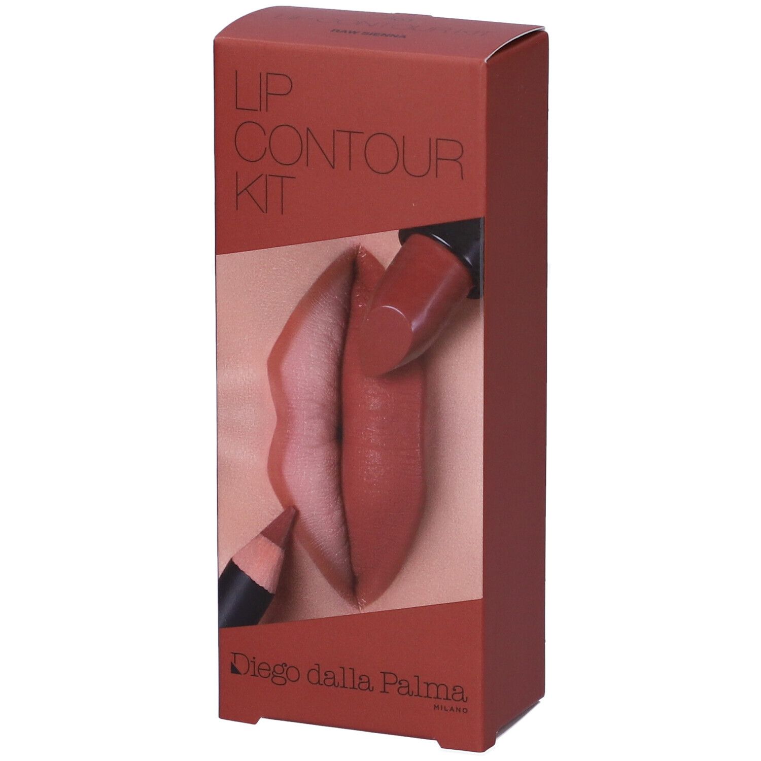 Diego dalla Palma Lip Contour Kit Rossetto Tonalità Raw Sienna + Matita Labbra