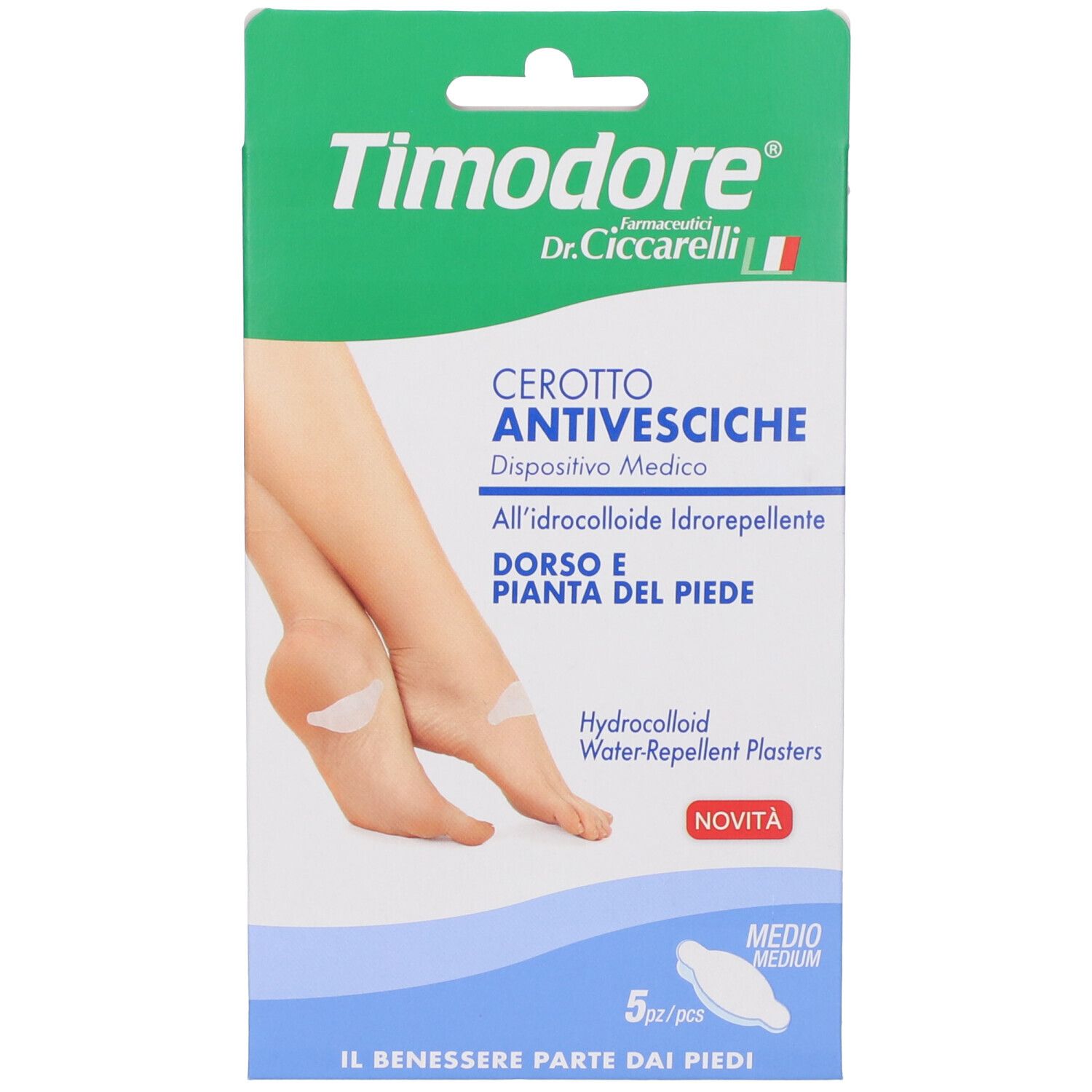 Timodore Cerotto Antivesciche Dorso e Pianta del Piede