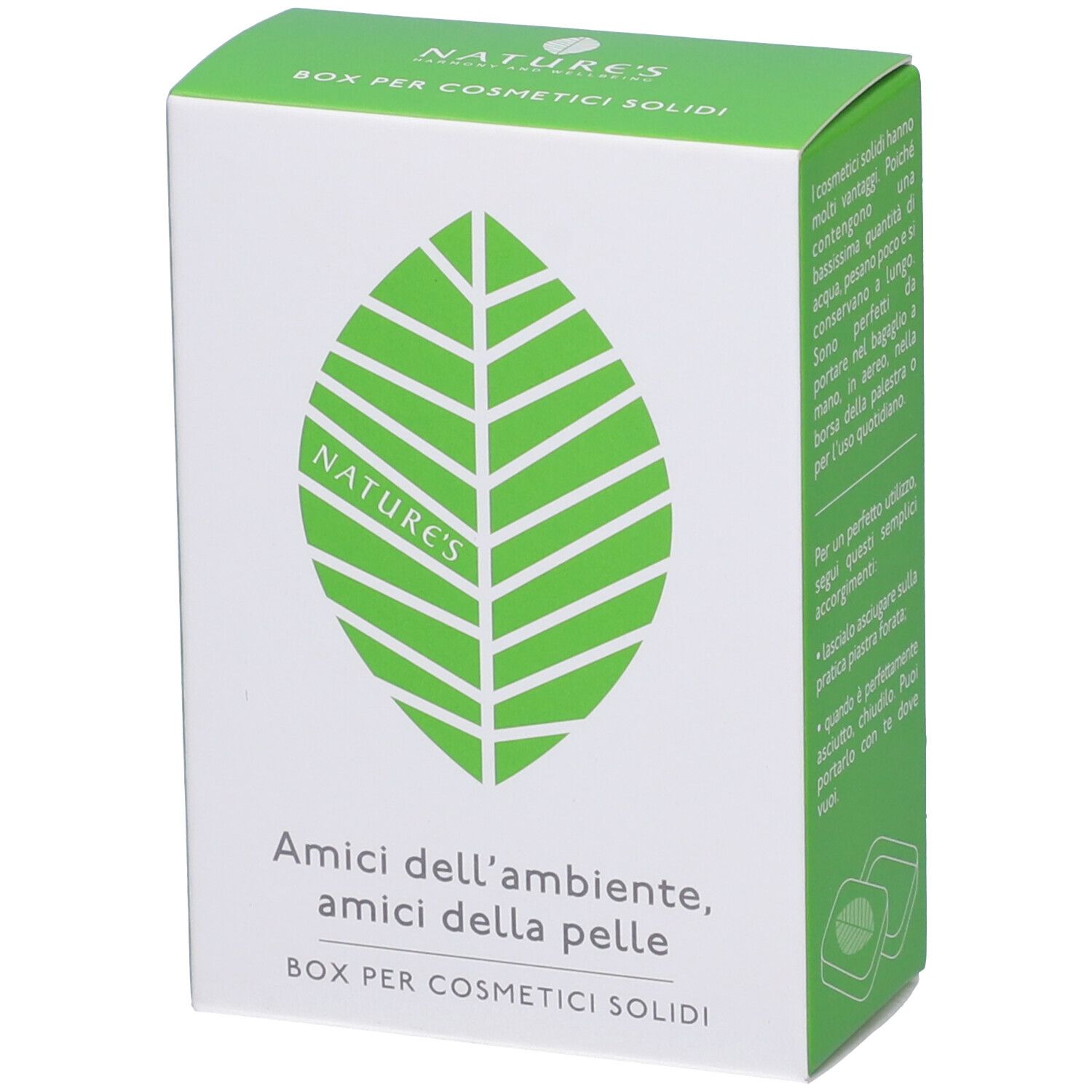 NATURE'S Scatola per Cosmetici Solidi