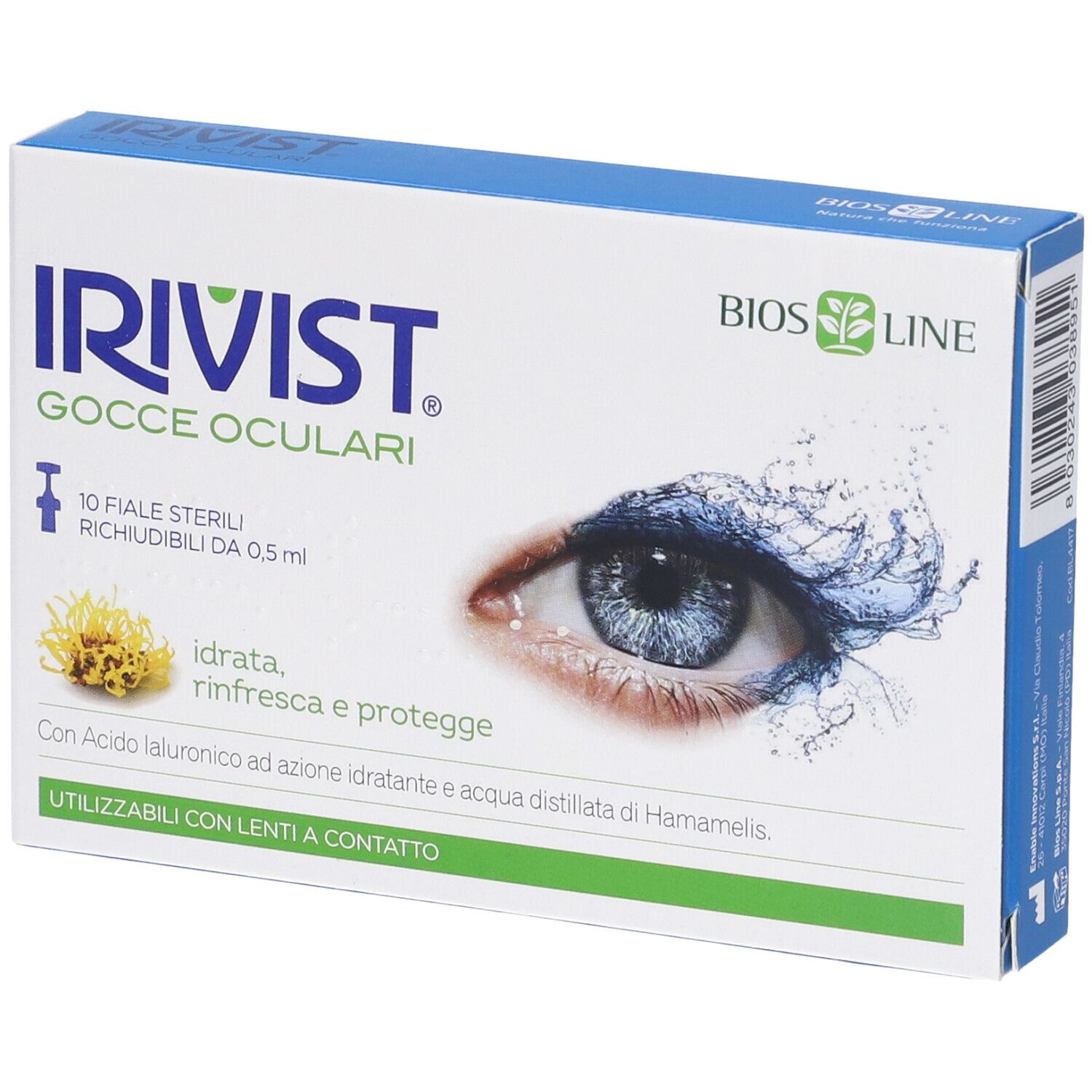 Irivist Gocce Oculari Monodose 10 Fiale Da 0,5 Ml - Immagine 3