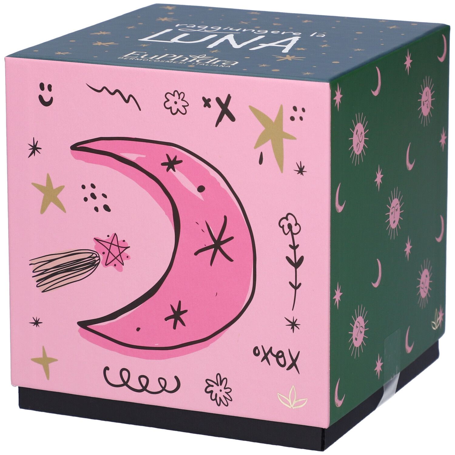 Euphidra Cofanetto Regalo Raggiungere La Luna Stay All Day Fissatore + Goddes Glow Illuminante Viso