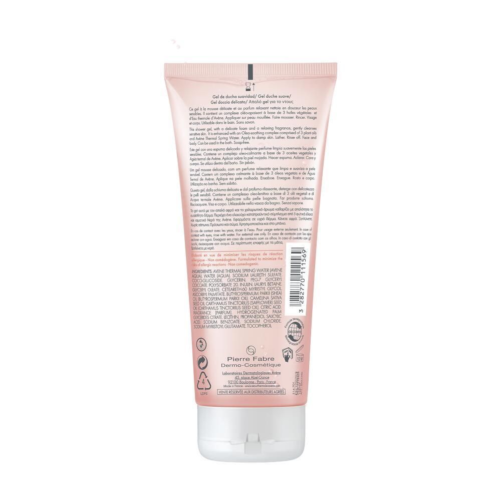 Rückseite einer rosa Tube mit weißem Verschluss. Text in mehreren Sprachen.