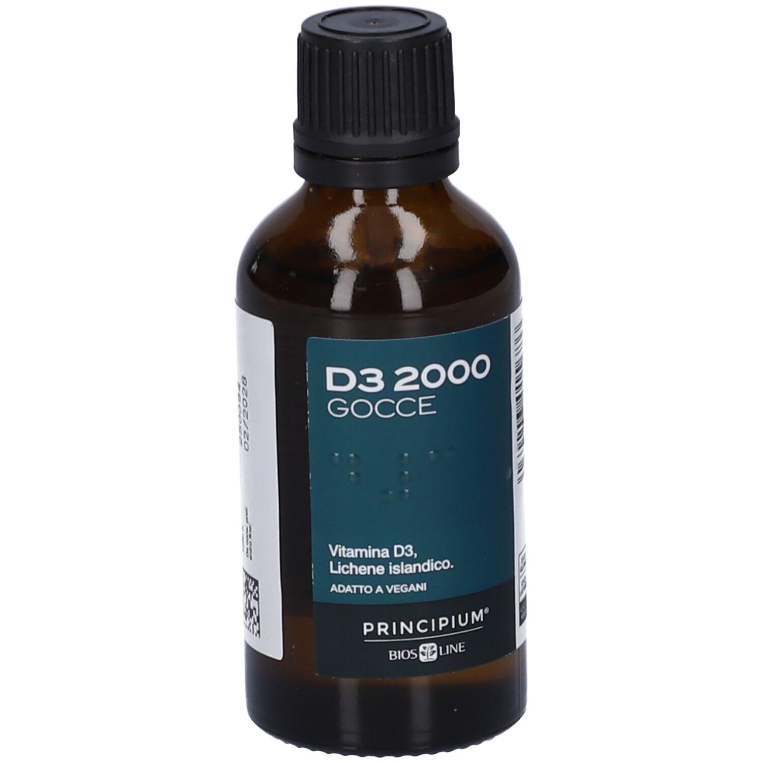 Principium D3 2000 UI Vegan Gocce 50 ml - Integratore Di Vitamina D - Immagine 3