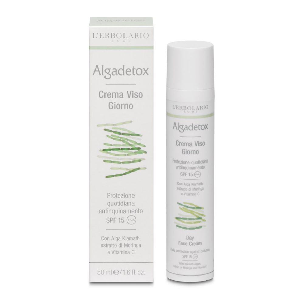 Algadetox Crema Viso Giorno Protezione Quotidiana Antinquinamento Spf1