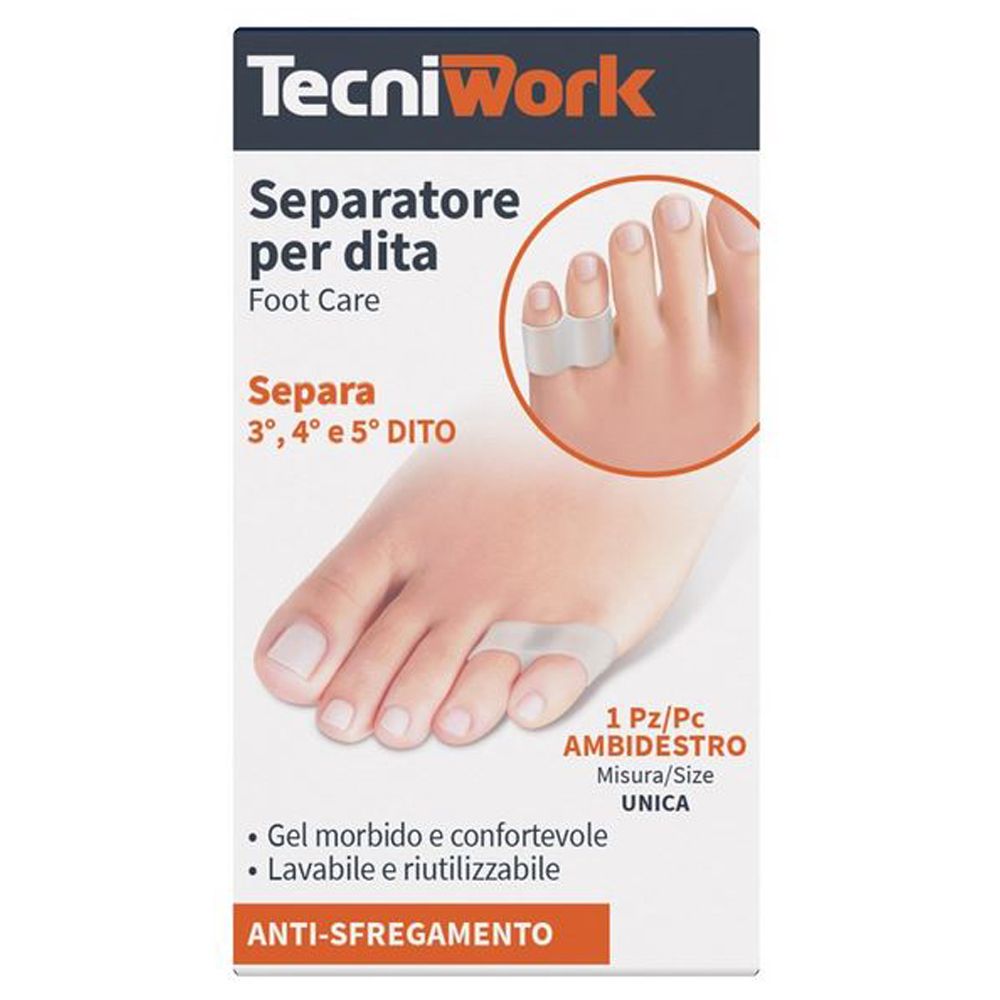 Tecniwork Separatore per Dita 3°, 4° e 5° Dito - Ambidestro Misura Uni