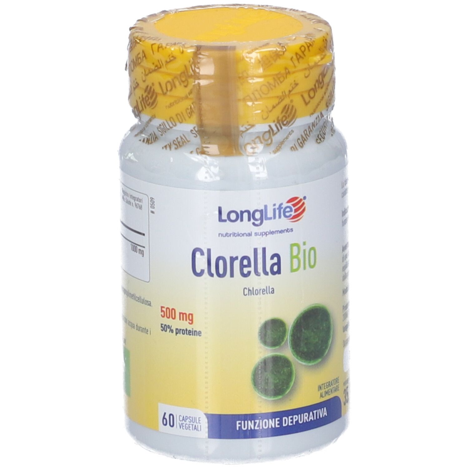 Longlife Clorella Bio 60 Capsule Vegetali - Integratore Detossificante - Immagine 4