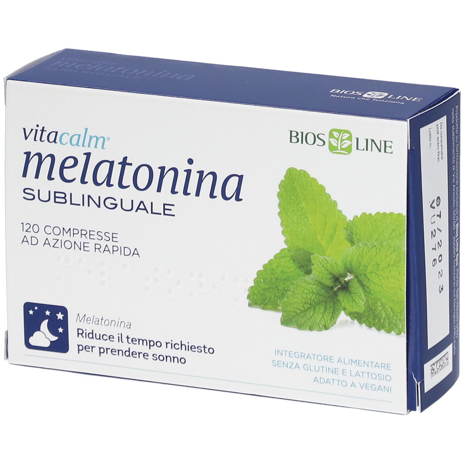 Vitacalm Melatonina 120Cpr 8,4 g Sublingualtabletten