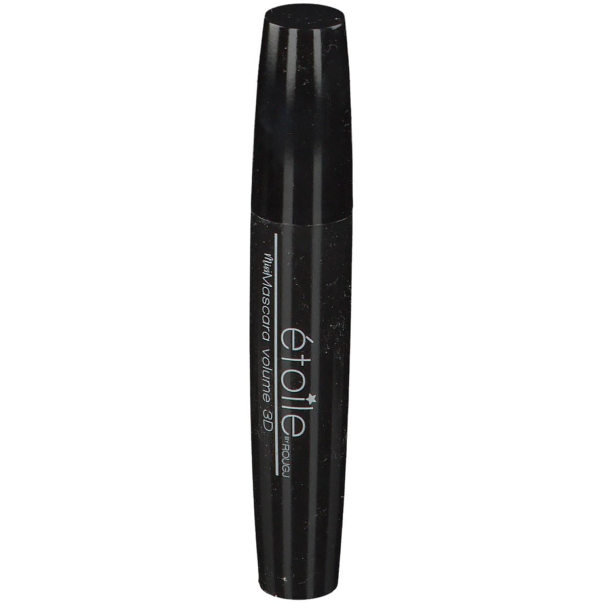 Mascara nero. Scritta: étoile, Mini Mascara Volume 3D, ROUGJ.