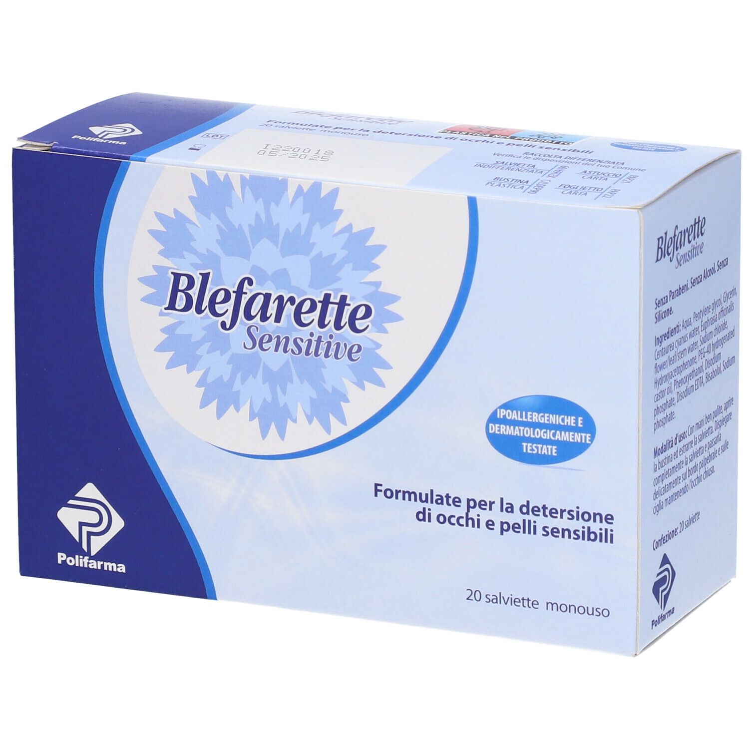 Image of Polifarma Blefarette Sensitive Salviette Monouso