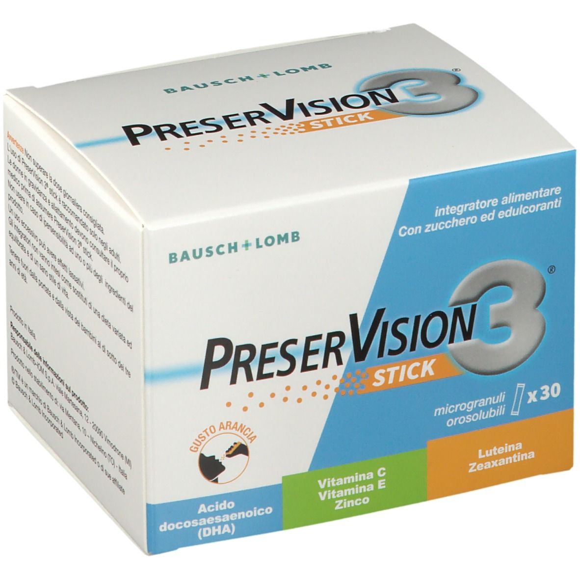 PreserVision 3® Stick Gusto Arancia 30 pz Bustina