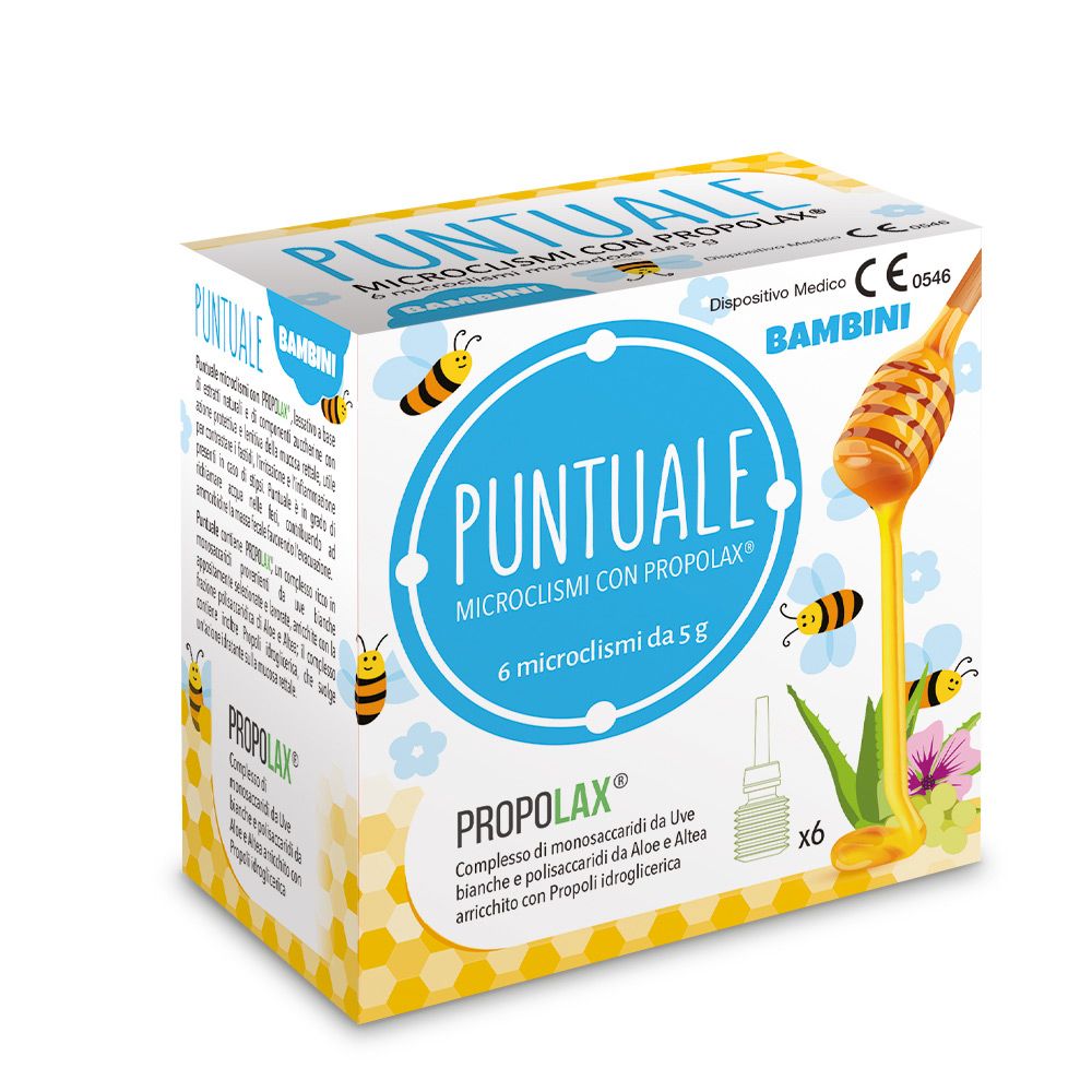 PUNTUALE MICROCLISMI 5 g Bambini 6 contenitori monouso