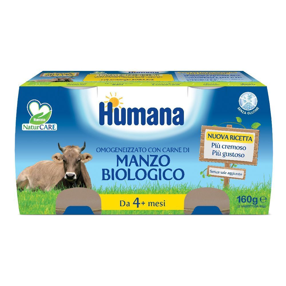 Humana Omogeneizzato Manzo Biologico 2 Pezzi 80 G - Immagine 8