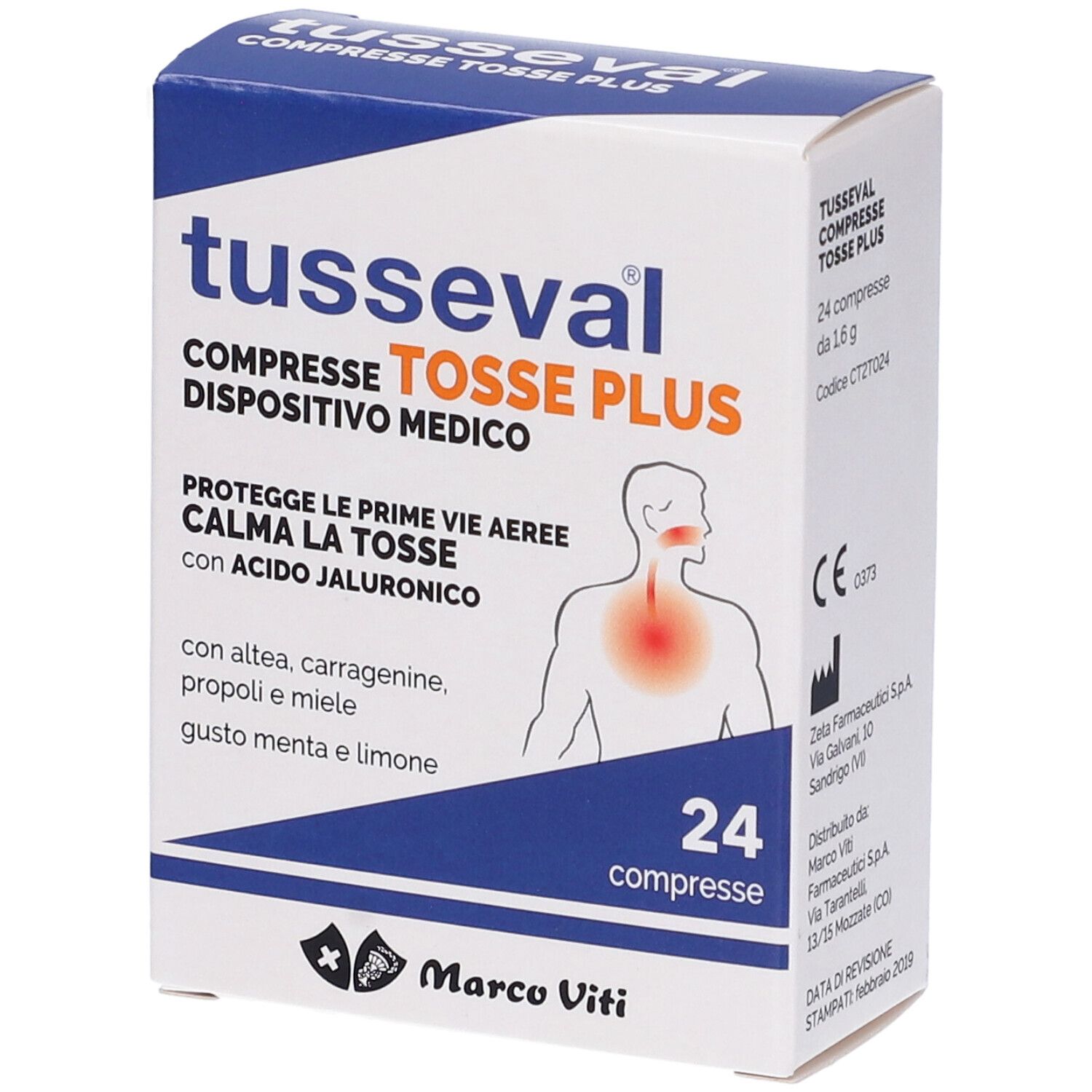 Marco Viti Tusseval Tosse Plus - Per La Tosse Secca 24 Compresse Masticabili - Immagine 3