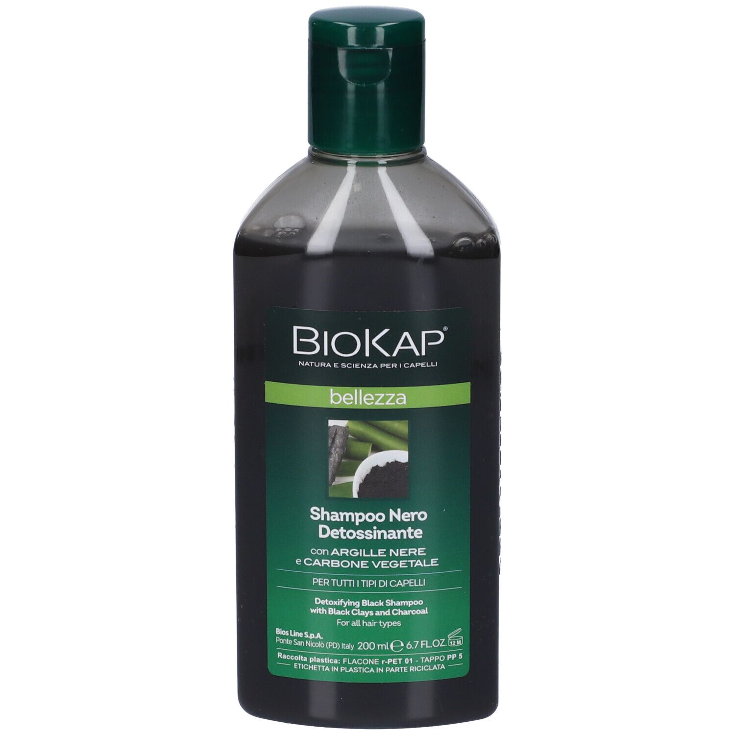 Biokap SH Nero Detossinante 200 ml Shampoo