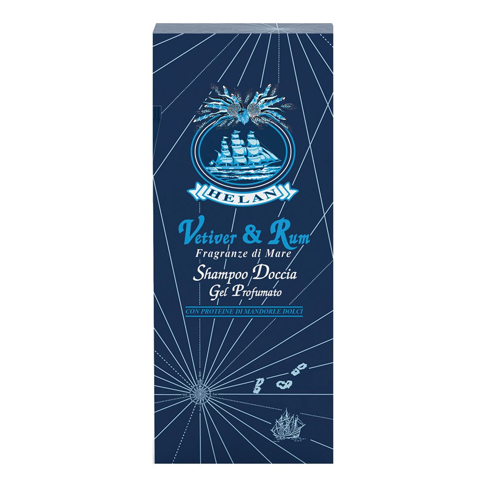 Helan VETIVER & RUM Shampoo Doccia Gel Profumato