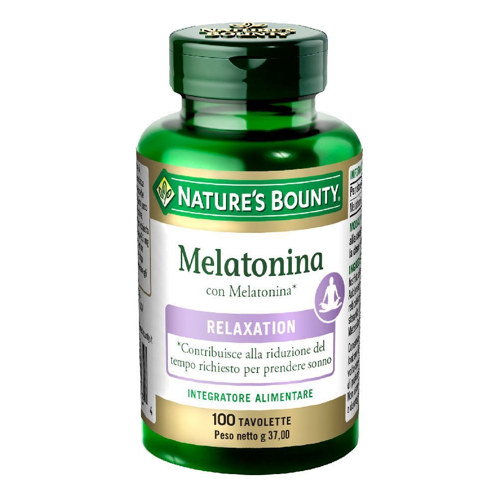 Nature' S Bounty Nature's Bounty Melatonina 100 Tavolette - Immagine 8