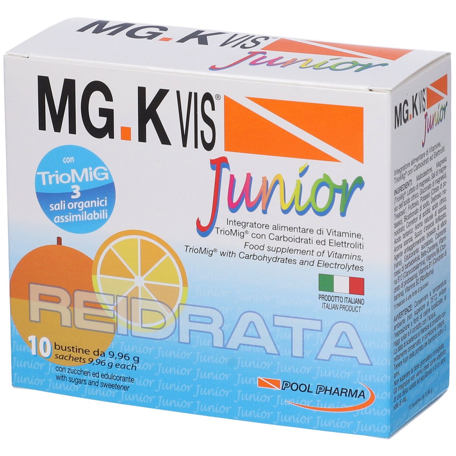 MgK Vis Reidratante Junior Integratore Energetico 10 Bustine - Immagine 7