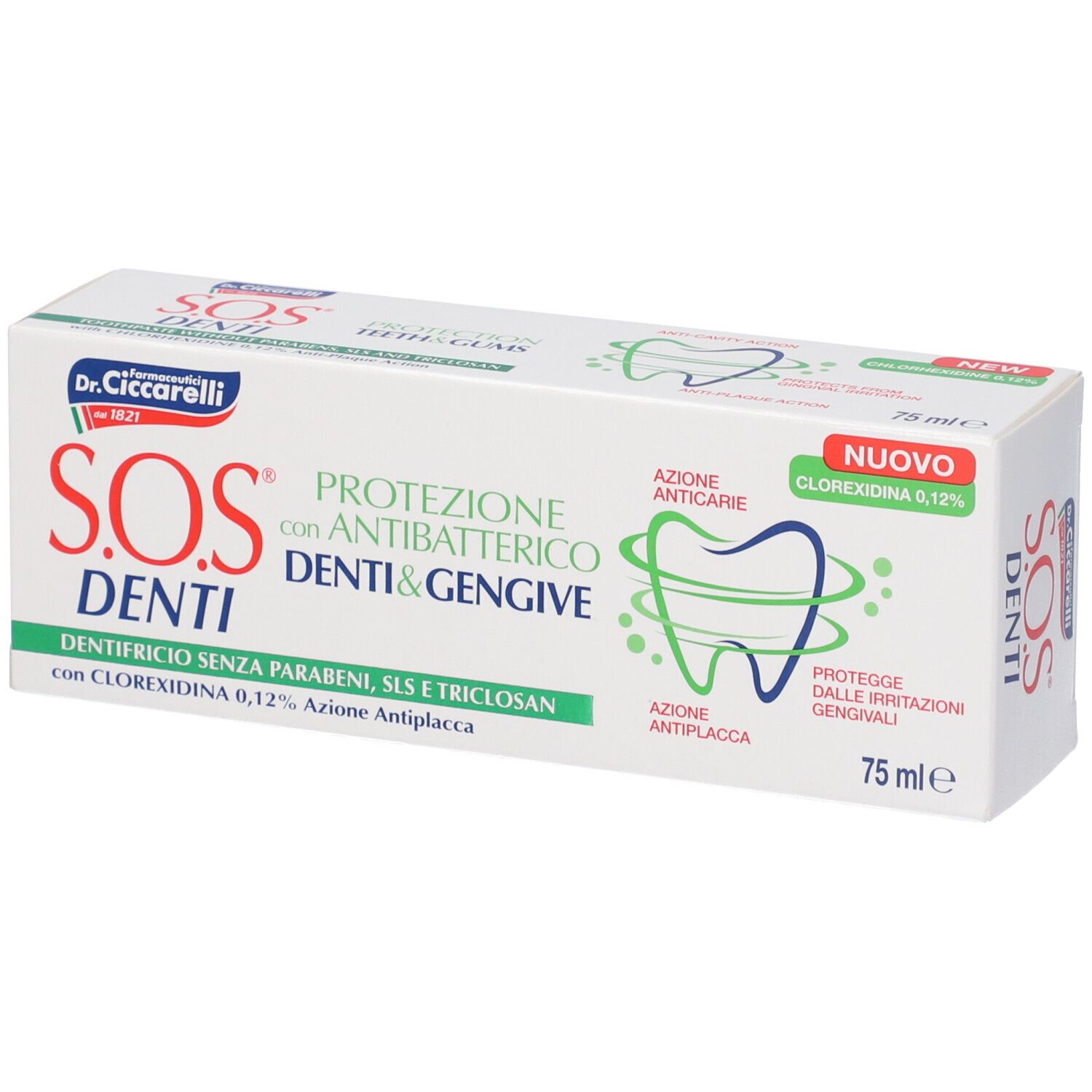 Ciccarelli Sos Denti Antiplacca Dentifricio - Immagine 2