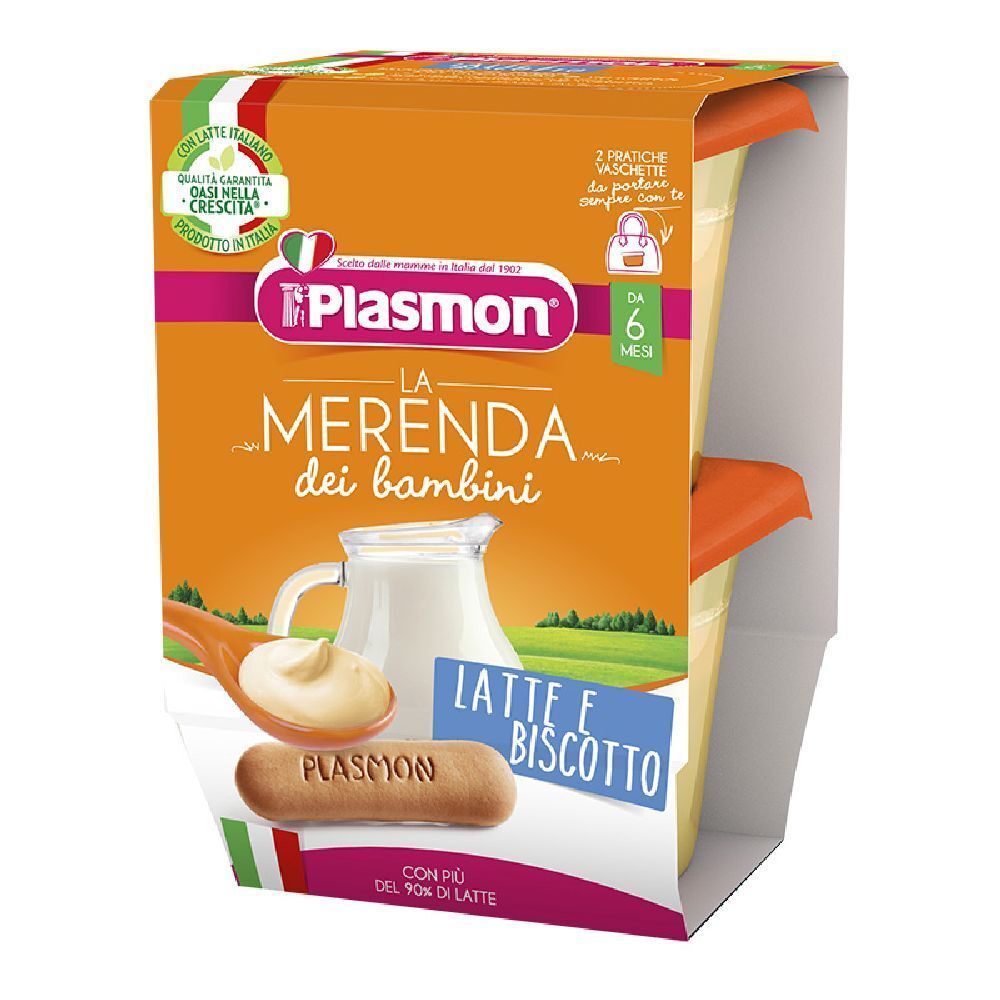 Plasmon - Merenda Latte Biscotto - 2x120g - Immagine 7