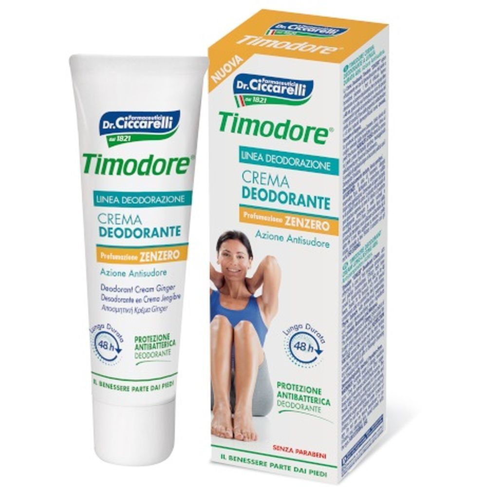 Timodore Crema Deodorante Piedi Con Zenzero 48H 50 Ml - Immagine 6