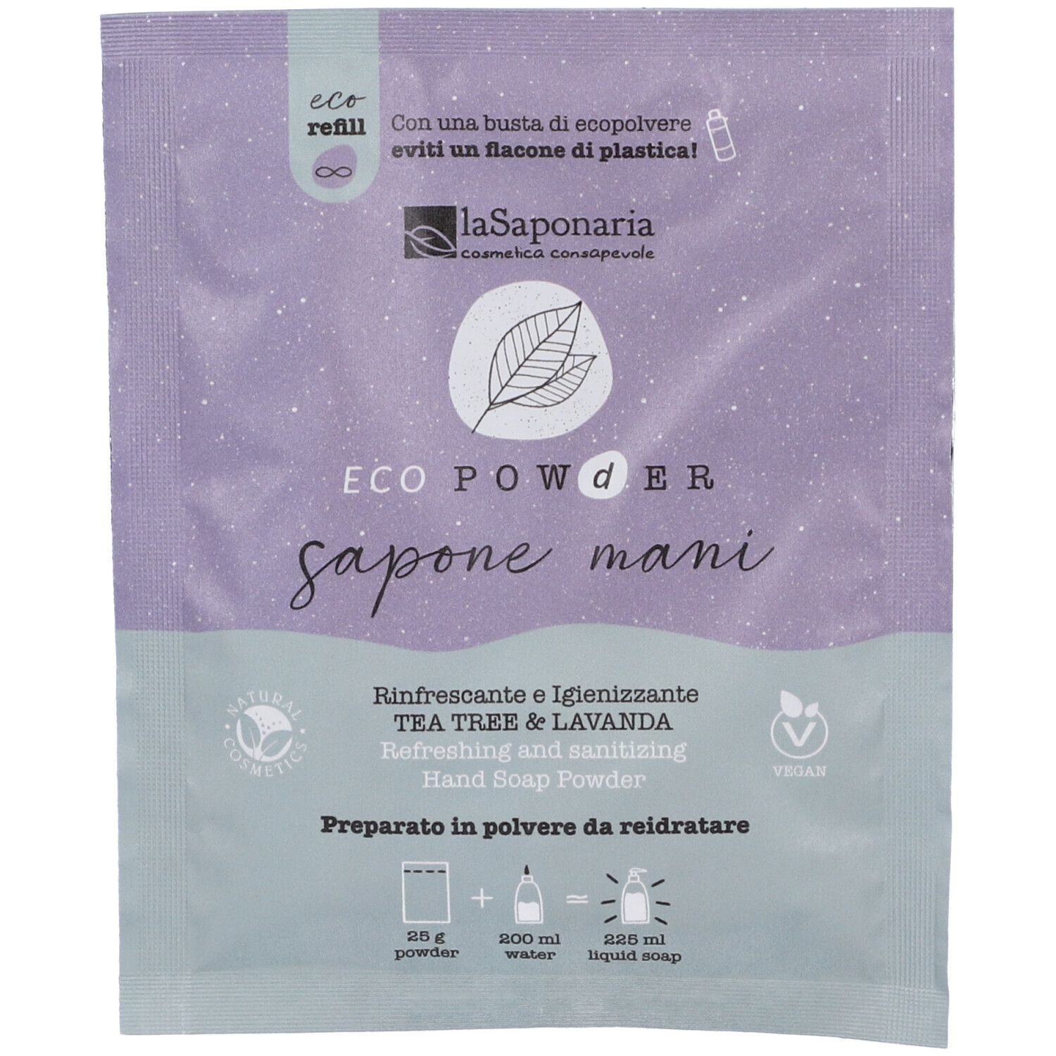 La Saponaria Sapone Mani in Polvere Igienizzante