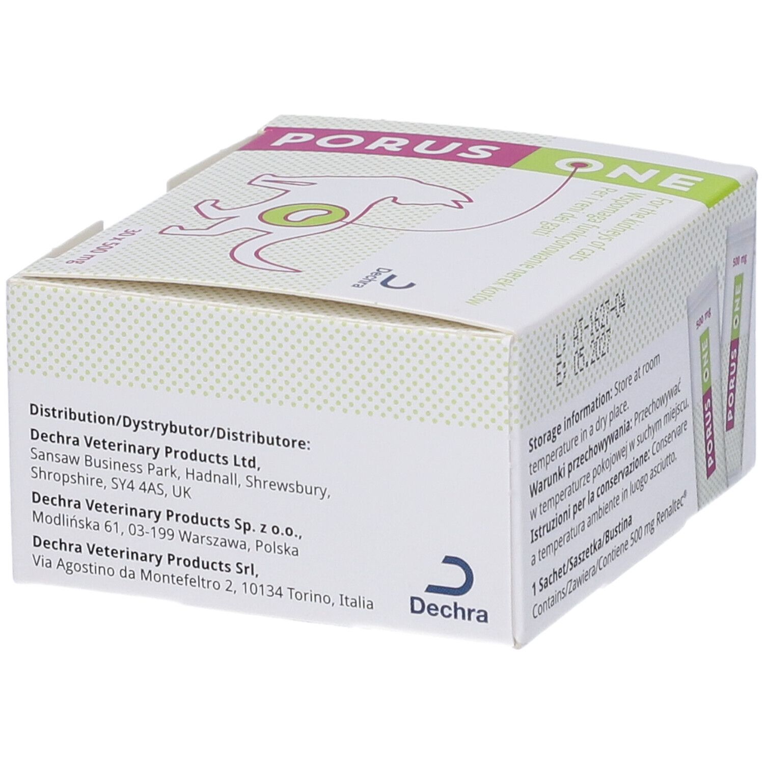 Porus One für Katzen, 30 Beutel à 500 mg.