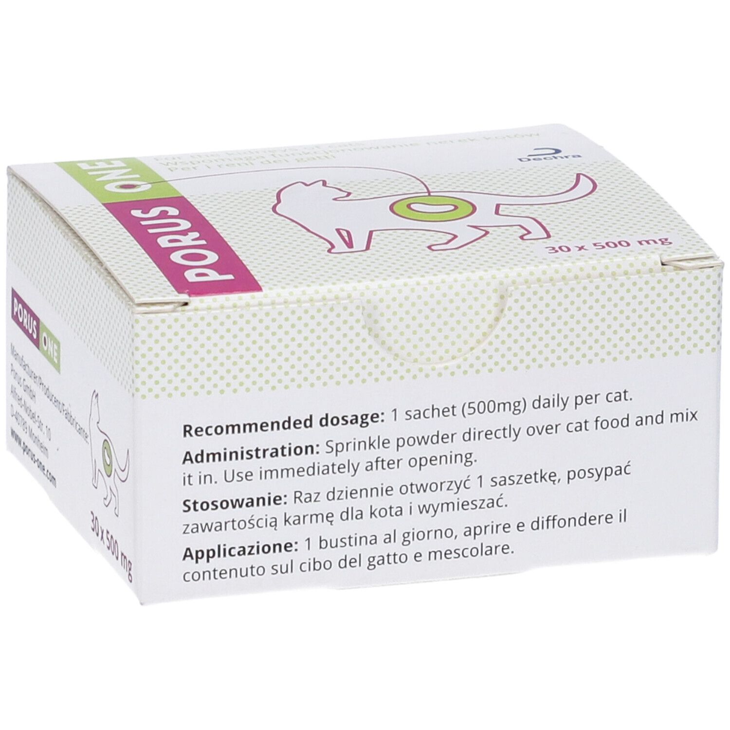 Porus One für Katzen, 30 Beutel à 500 mg.