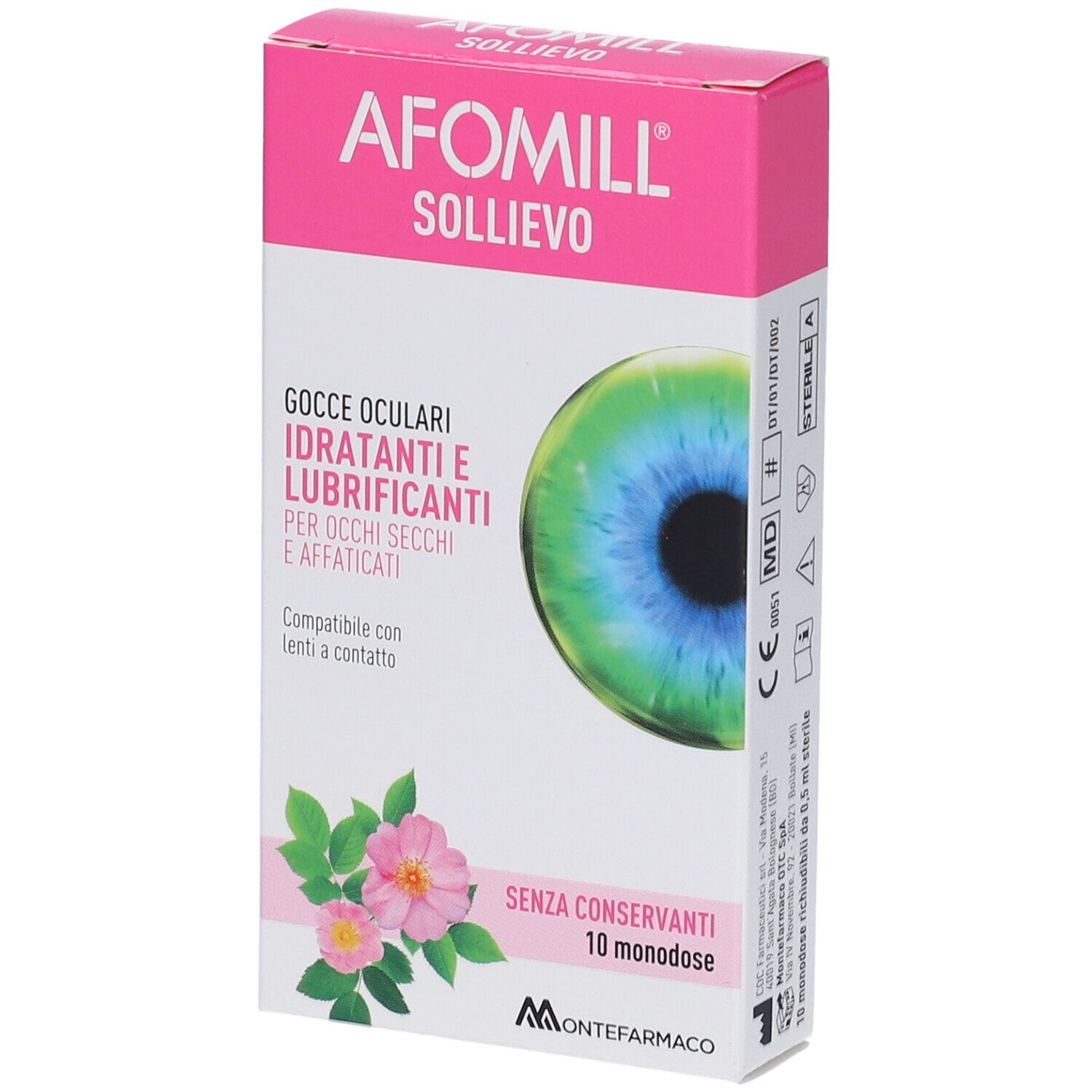 Afomill Sollievo GTT Occhi 10F 10x0,5 ml Augentropfen