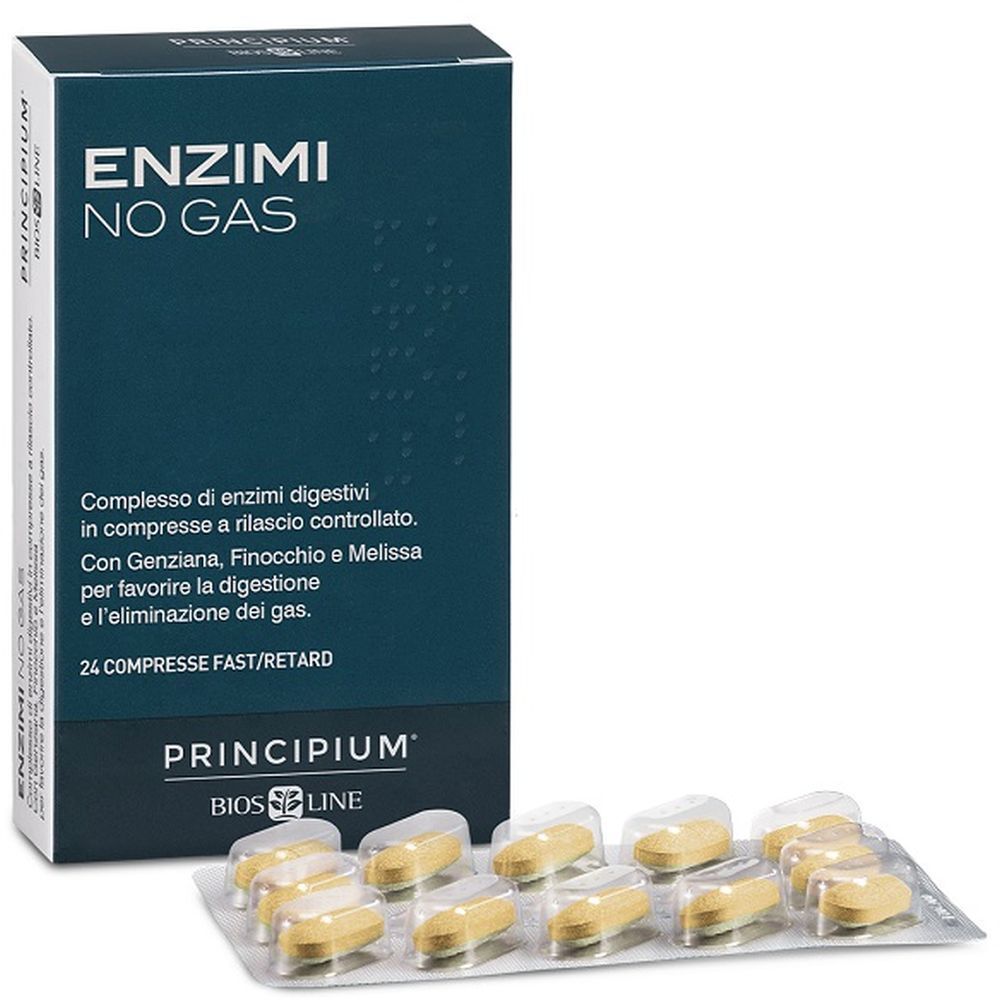 Principium Enzimi No Gas Fast/Retard 24 Compresse 21,1 g
