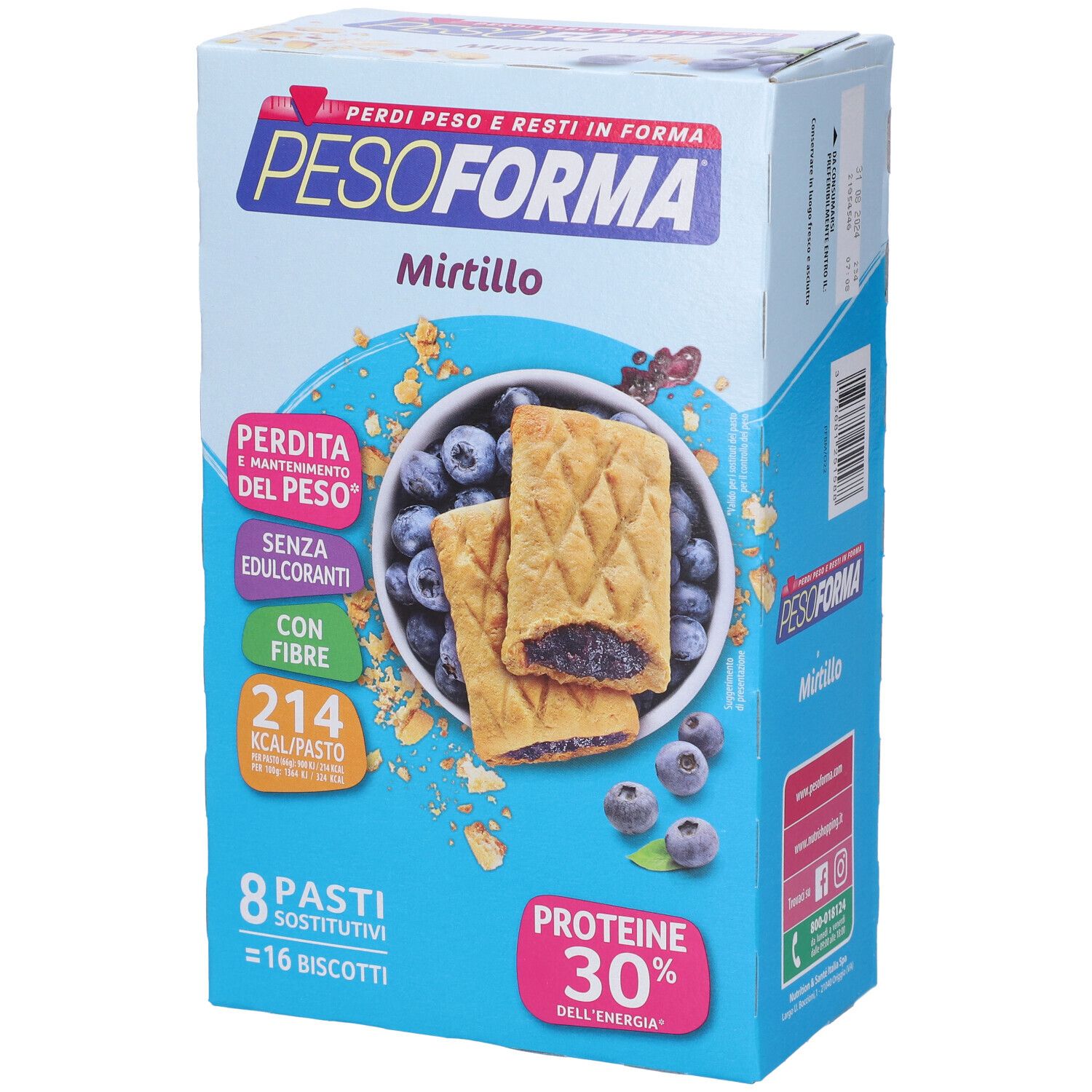 Image of PESOFORMA® Biscotti al Mirtillo