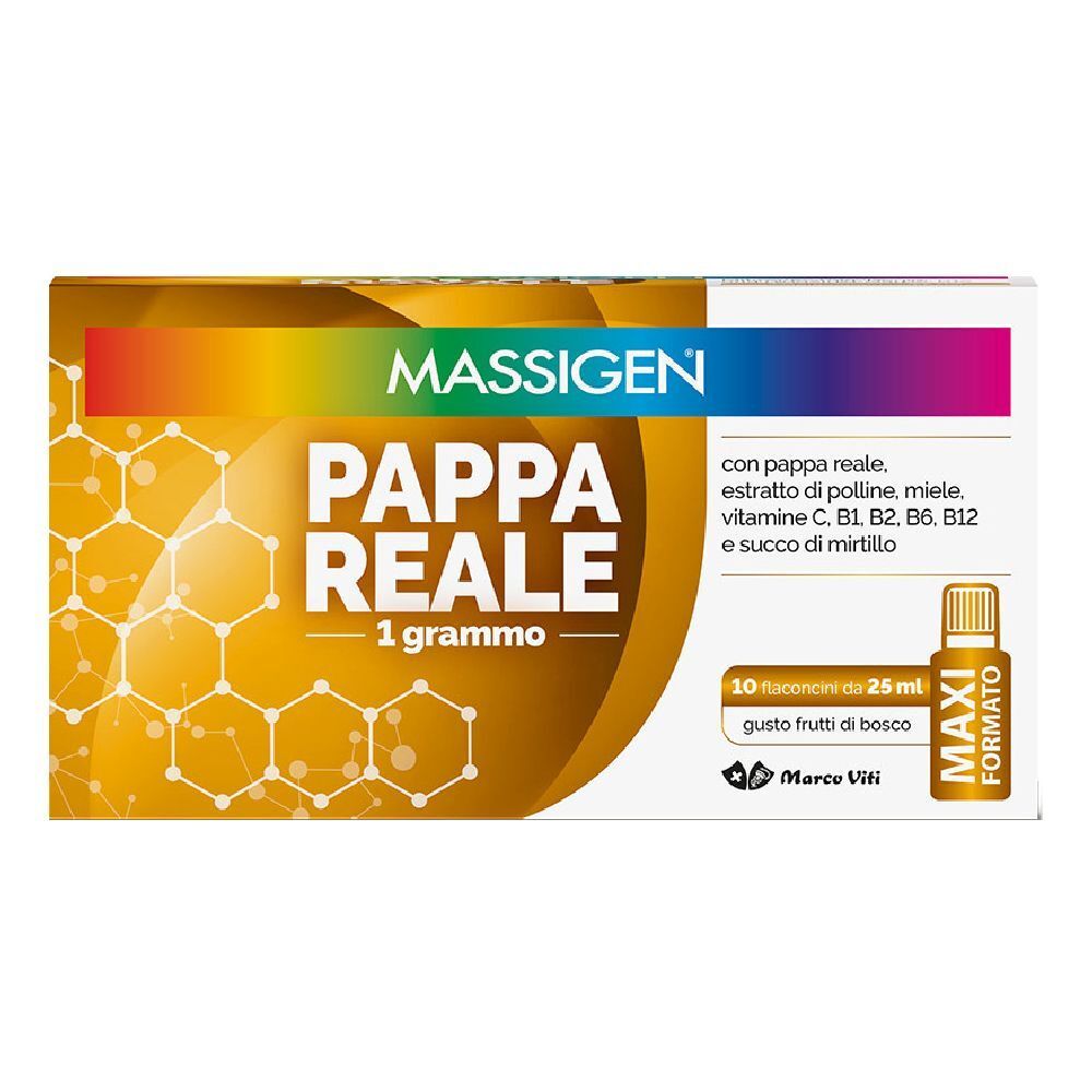 Marco Viti Farmaceutici Spa Massigen Pappa Reale 10Fl.25ml - Immagine 10