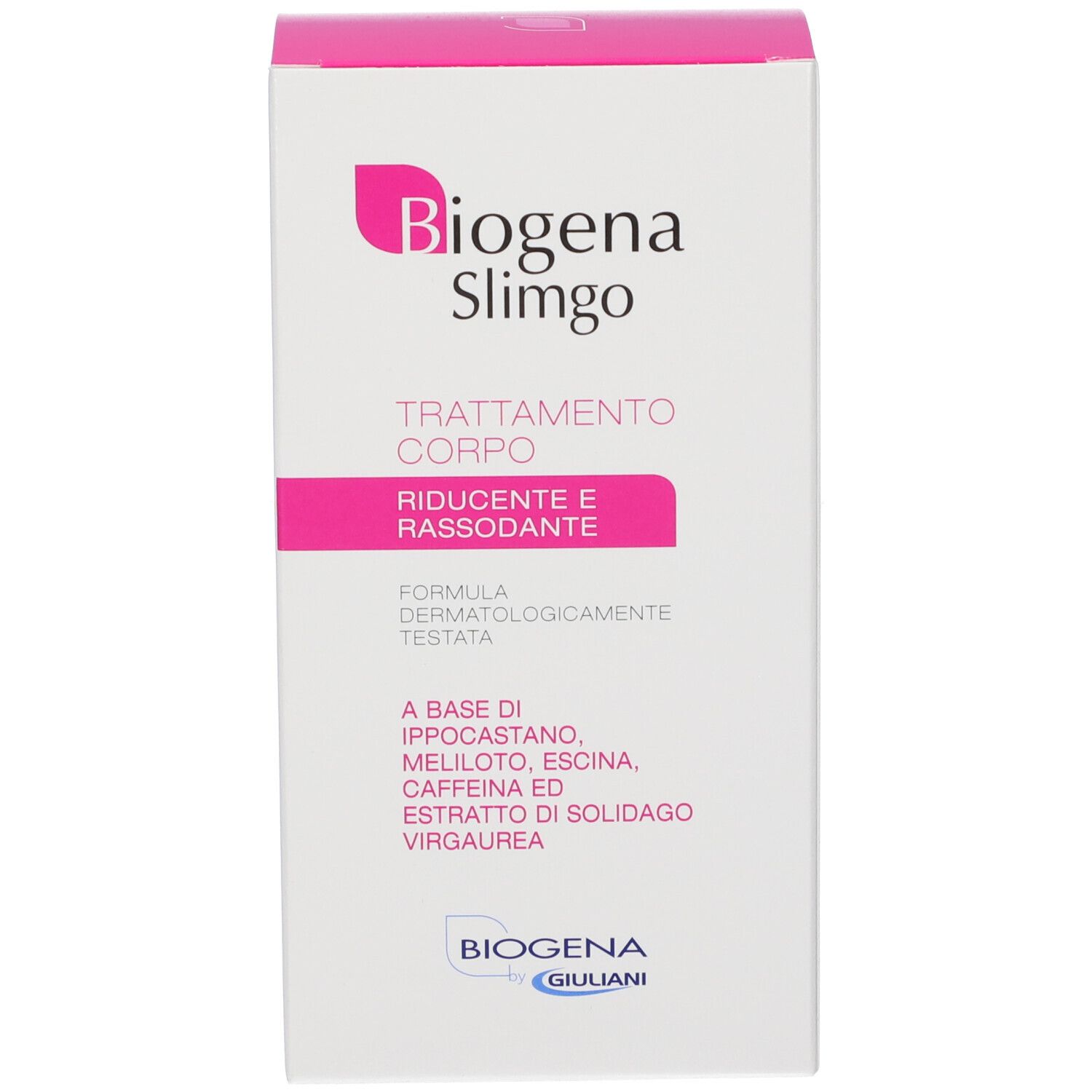Karton für Biogena Slimgo Körperbehandlung, reduzierend und straffend.