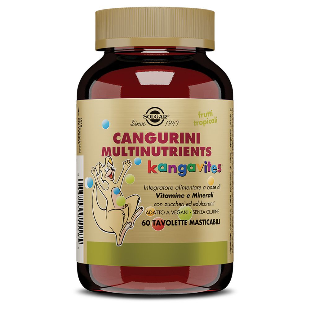 Cangurini Multinutrients Frutti Tropicali 60 Tavolette