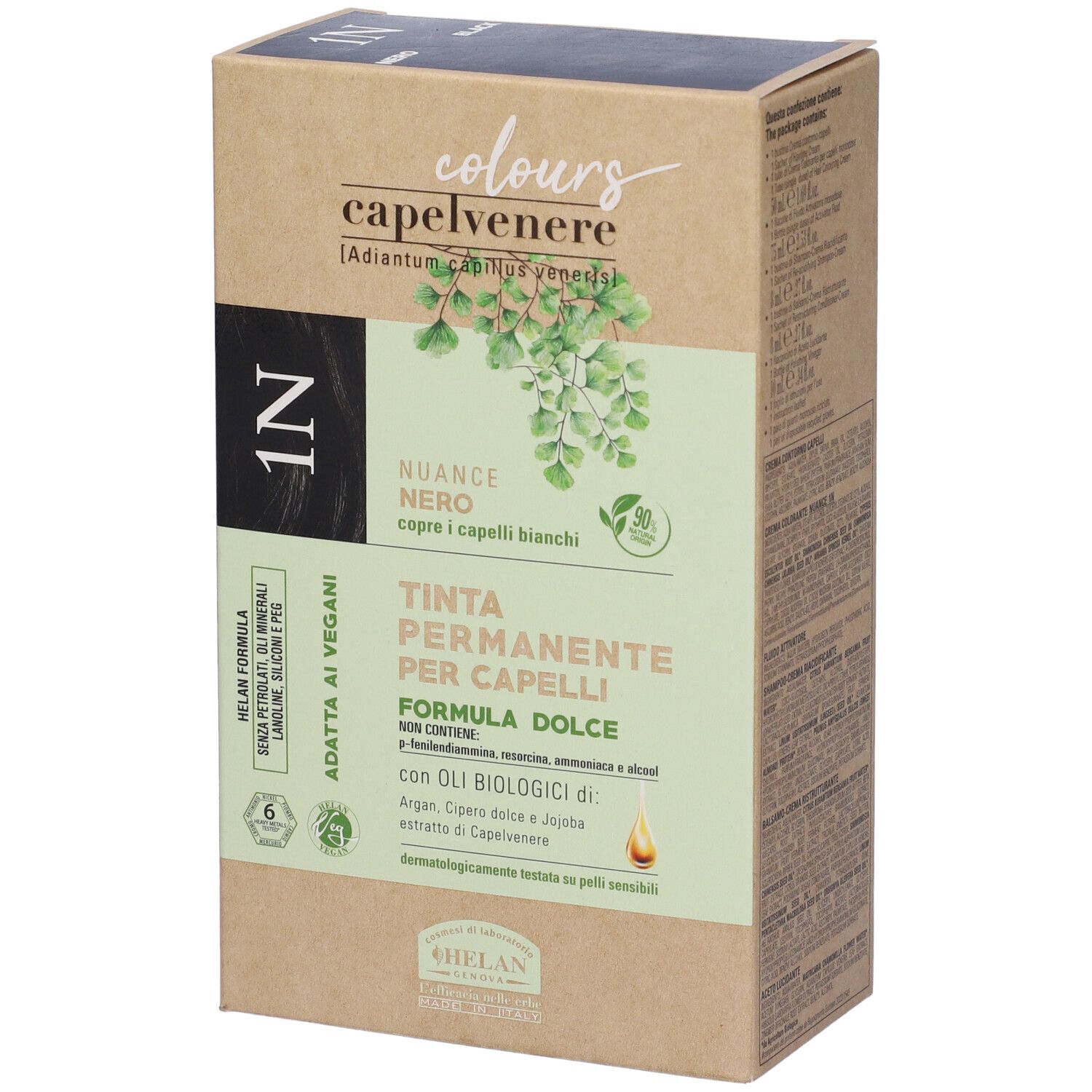 Helan Capelvenere Colours Tinta Capelli 1N Nero - Immagine 4