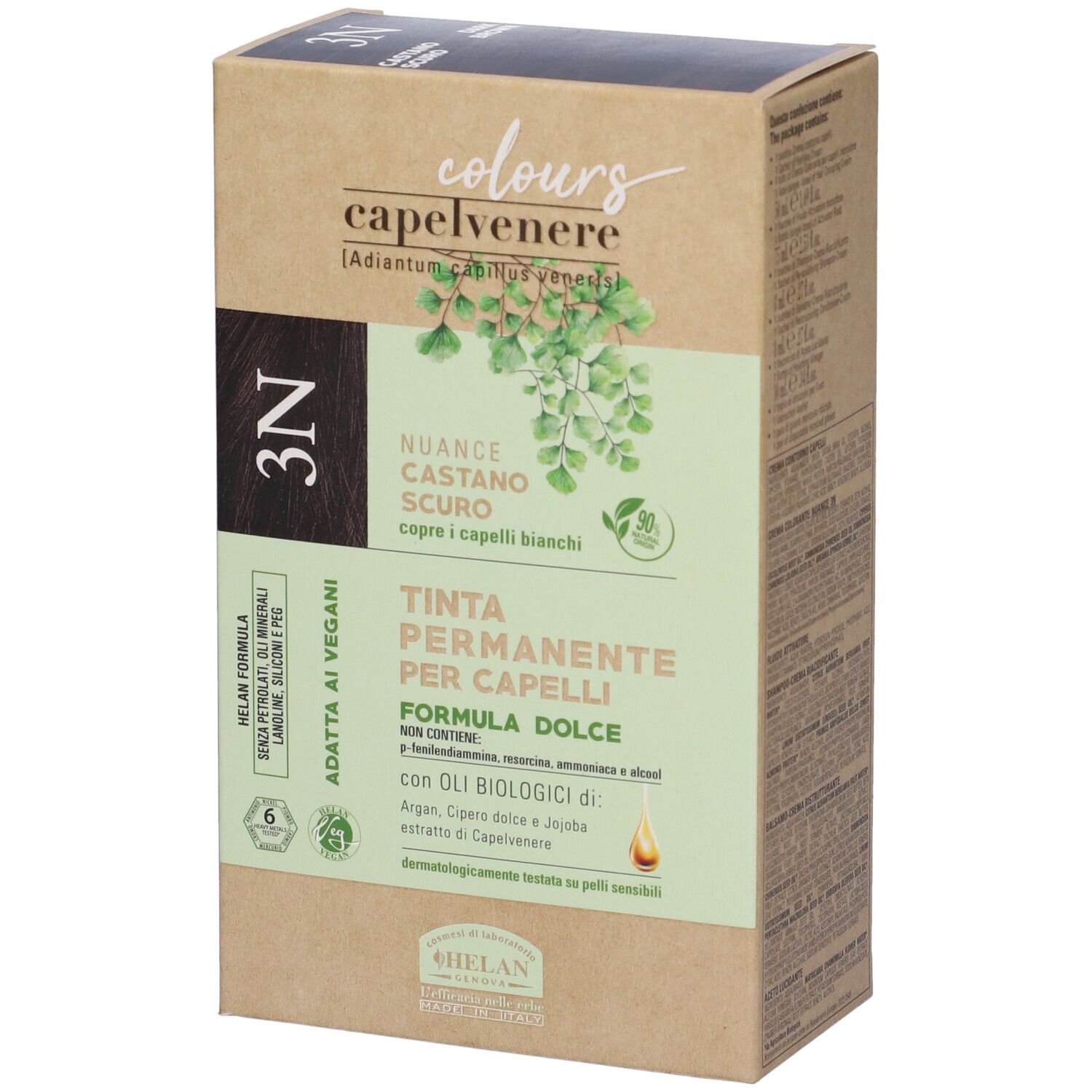 Helan Capelvenere Tinta Permanente Nuance 3N Castano Scuro