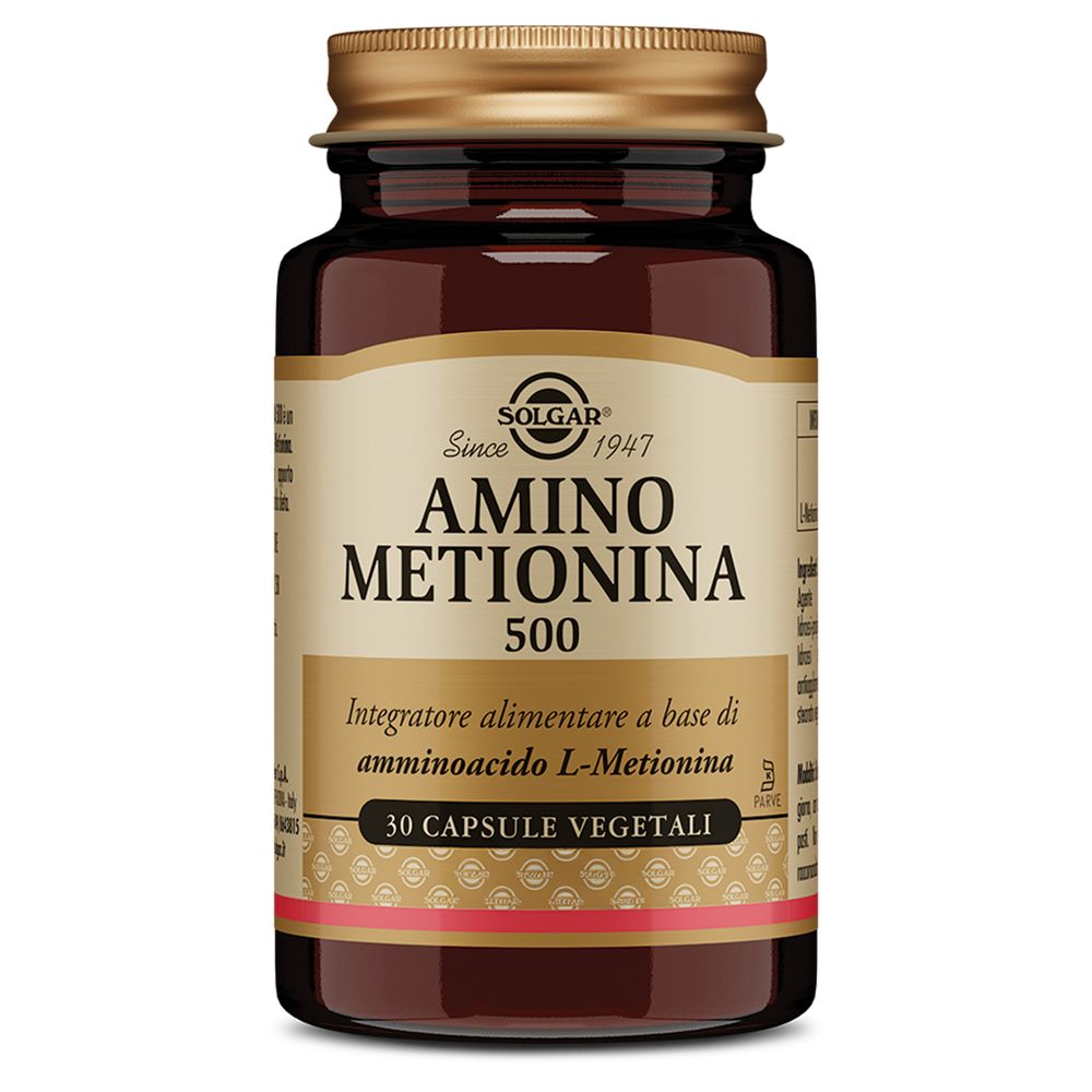 Solgar Amino Metionina 500 Integratore Di L-Metionina 30 Capsule Vegetali - Immagine 3