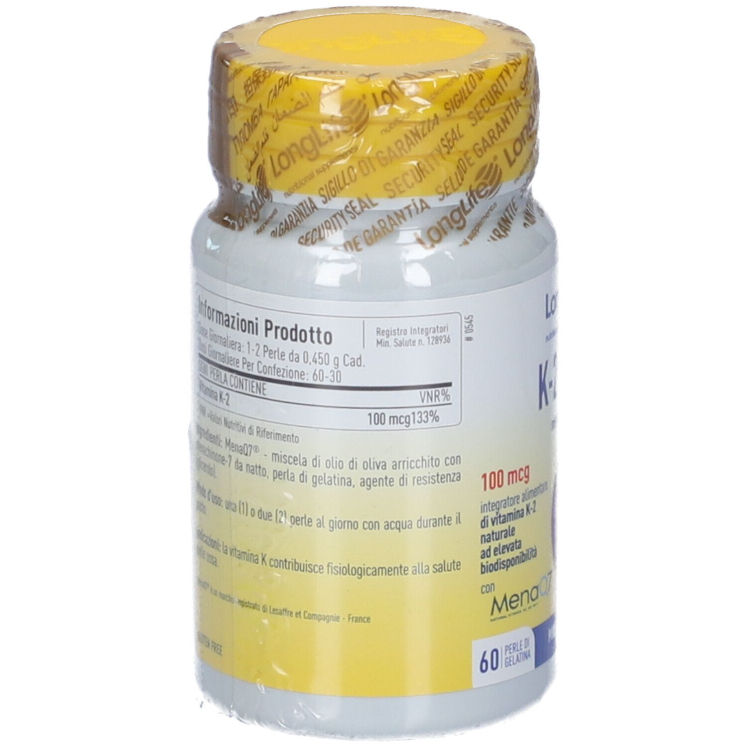 LongLife K 2 Gold 60 Gélules