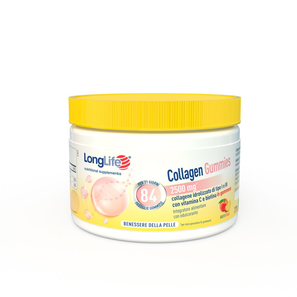 LongLife Collagen Gummies Gusto Pesca